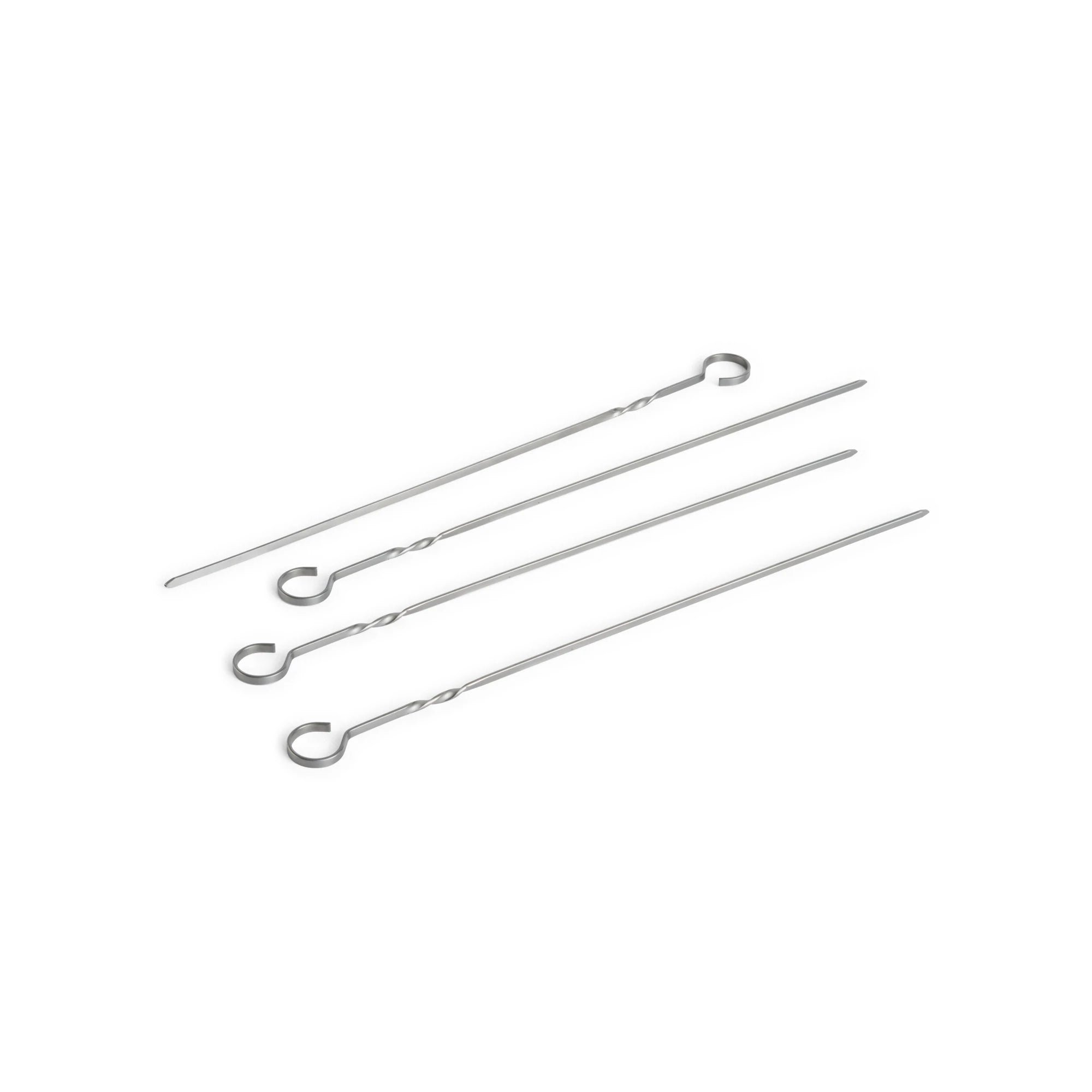 HAY Outdoor Market BBQ Skewer Set of 4 in Stainless Steel - Lifestory