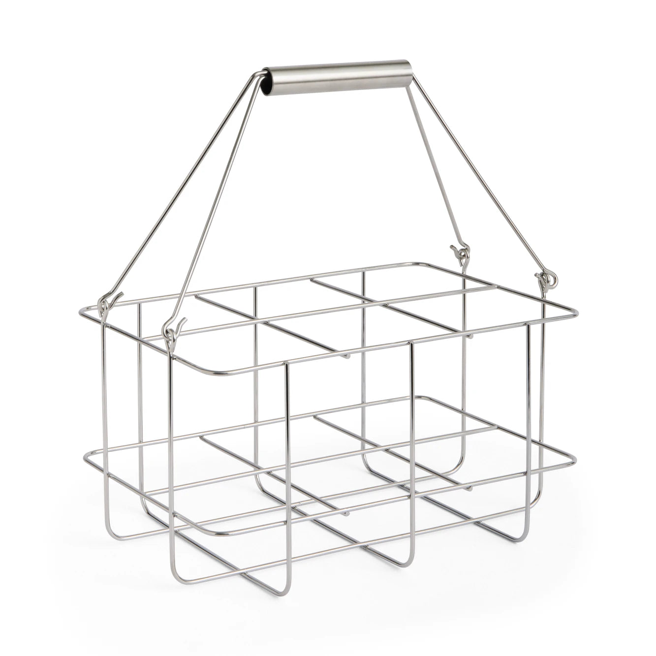 HAY Outdoor Market Bottle Carrier in Stainless Steel - Lifestory