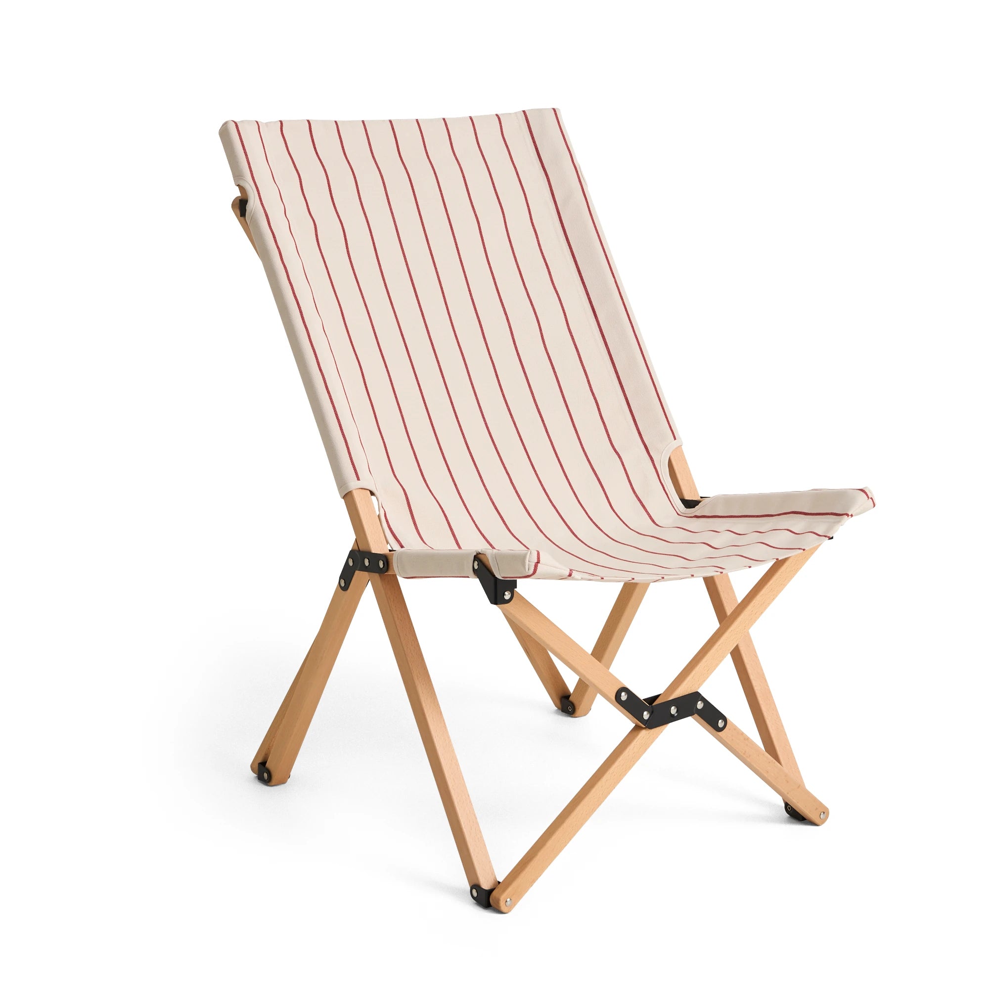 HAY Outdoor Market Folding Chair in Beech & Recycled Poly - Lifestory