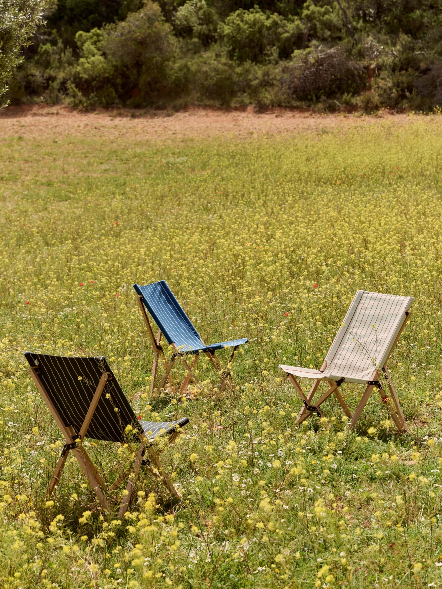 HAY Outdoor Market Folding Chair in Beech & Recycled Poly - Lifestory