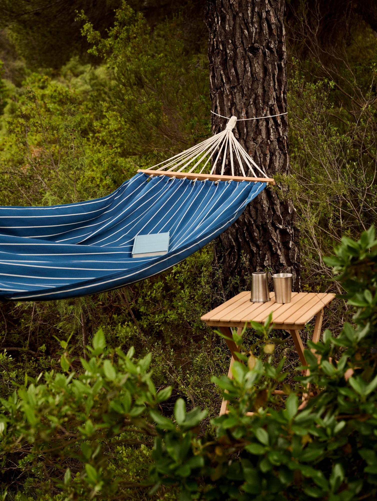 HAY Outdoor Market Hammock in Beech & Recycled Poly - Lifestory