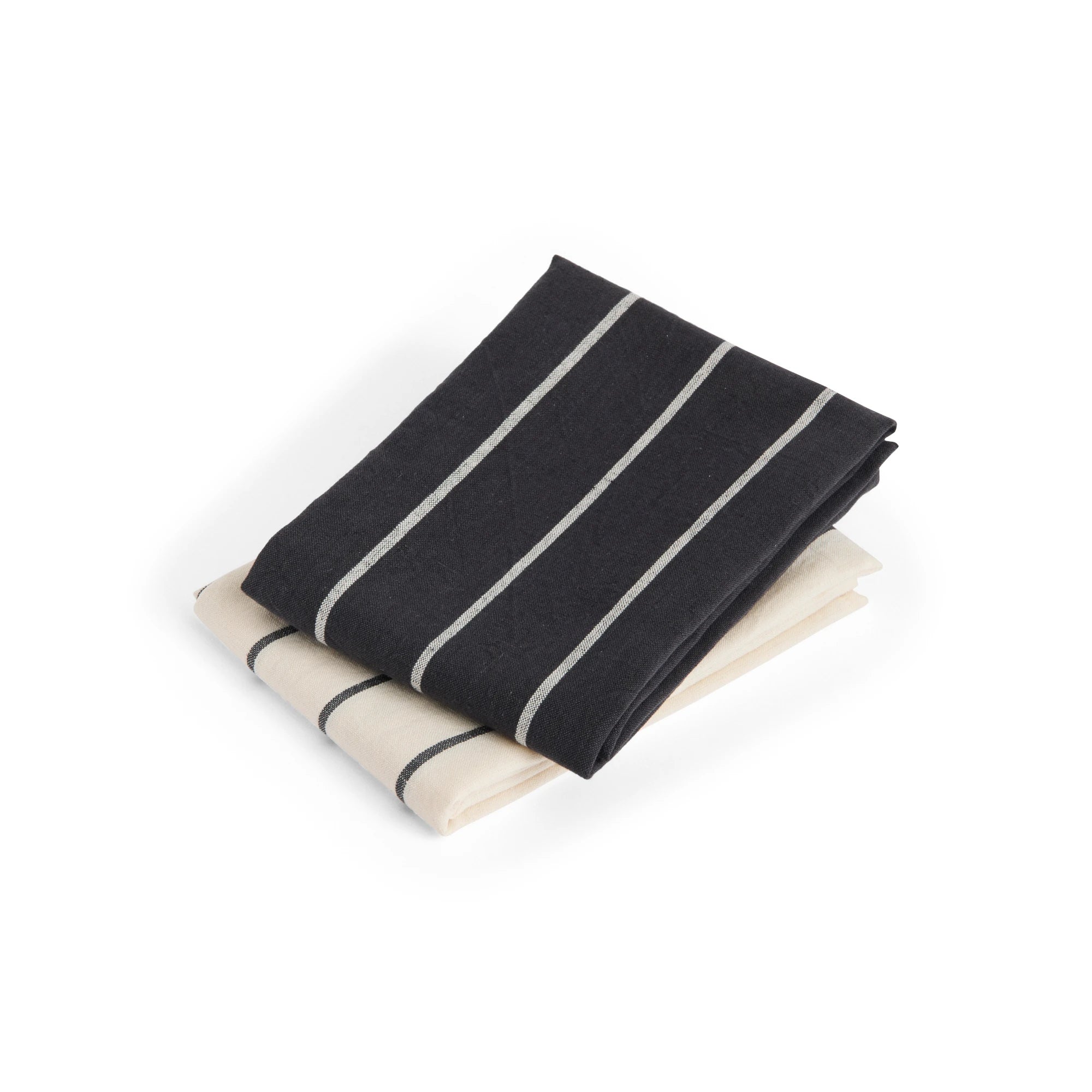 HAY Outdoor Market Tea Towel Set of 2 in Cotton-Linen - Lifestory