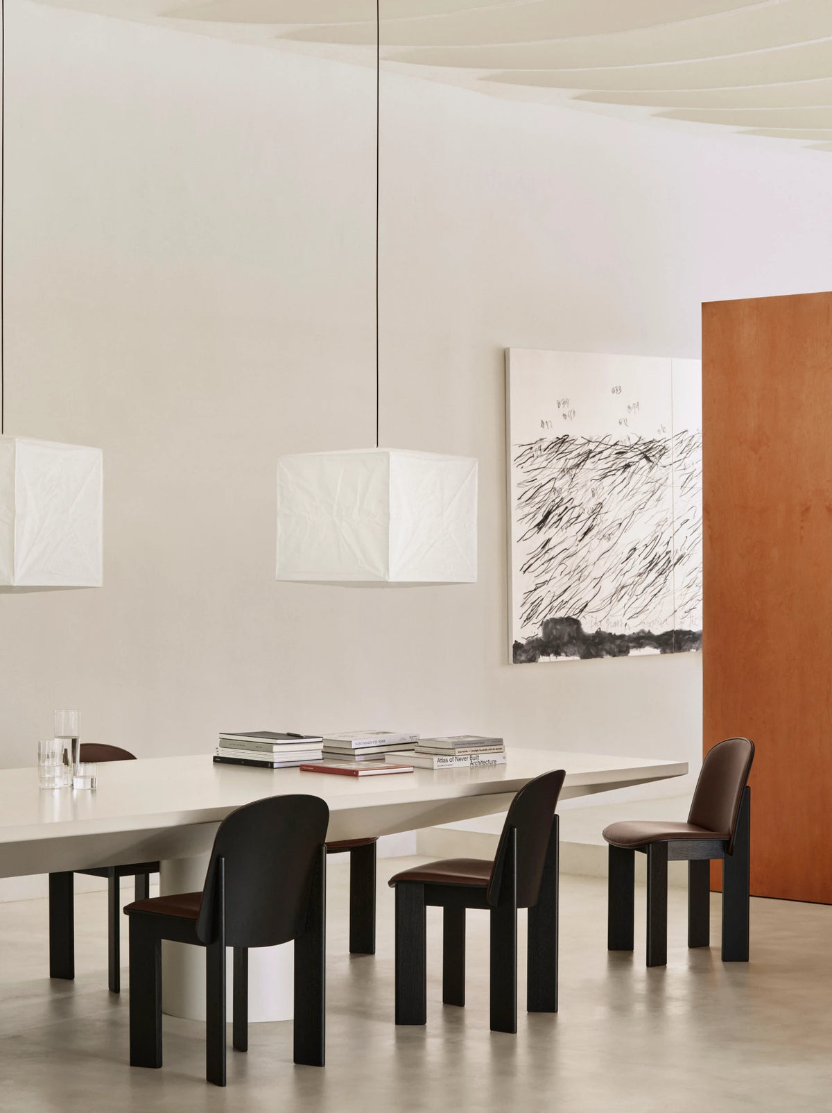 HAY Paper Shade Cube, Classic White