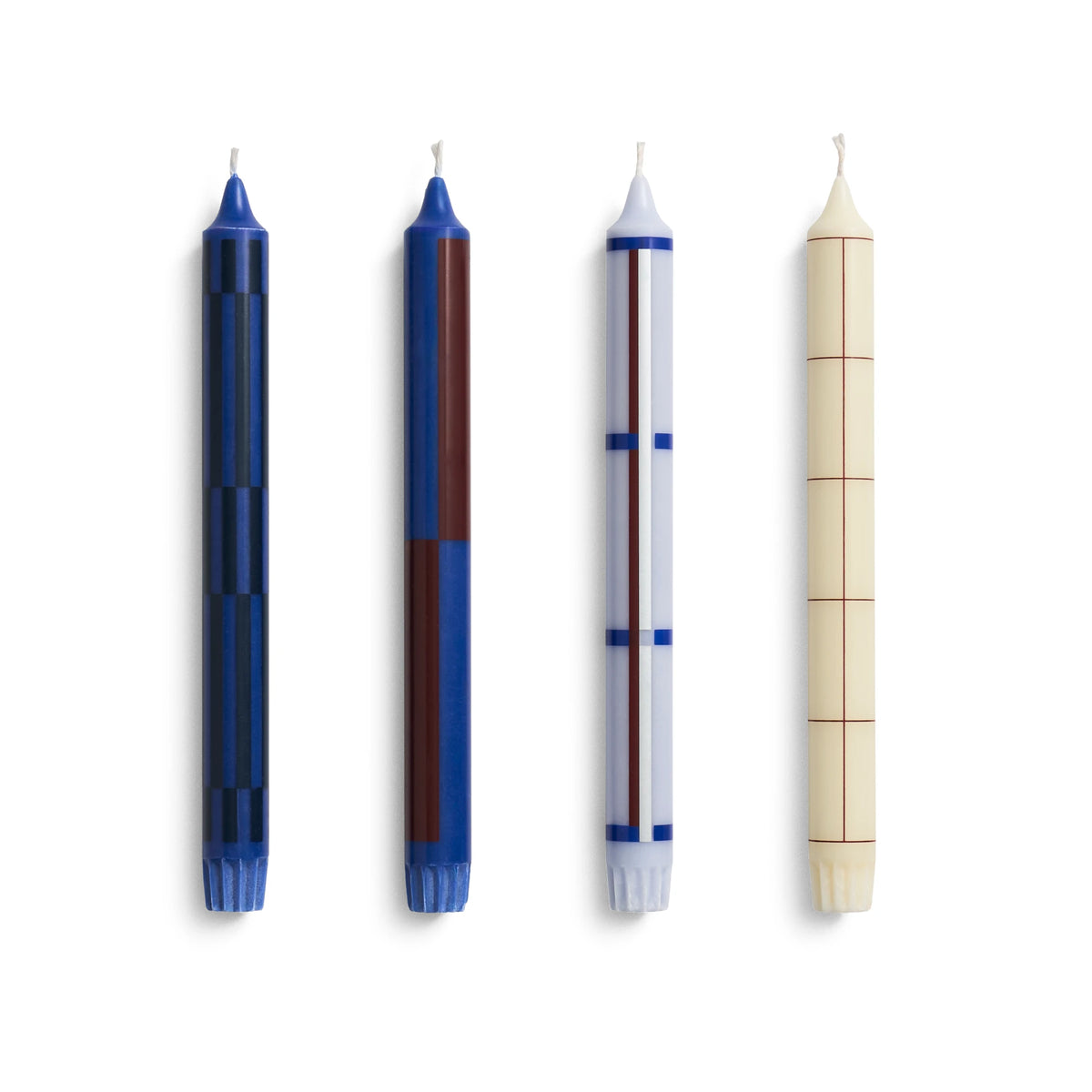 HAY Set of 4 Pattern Candles - Lifestory