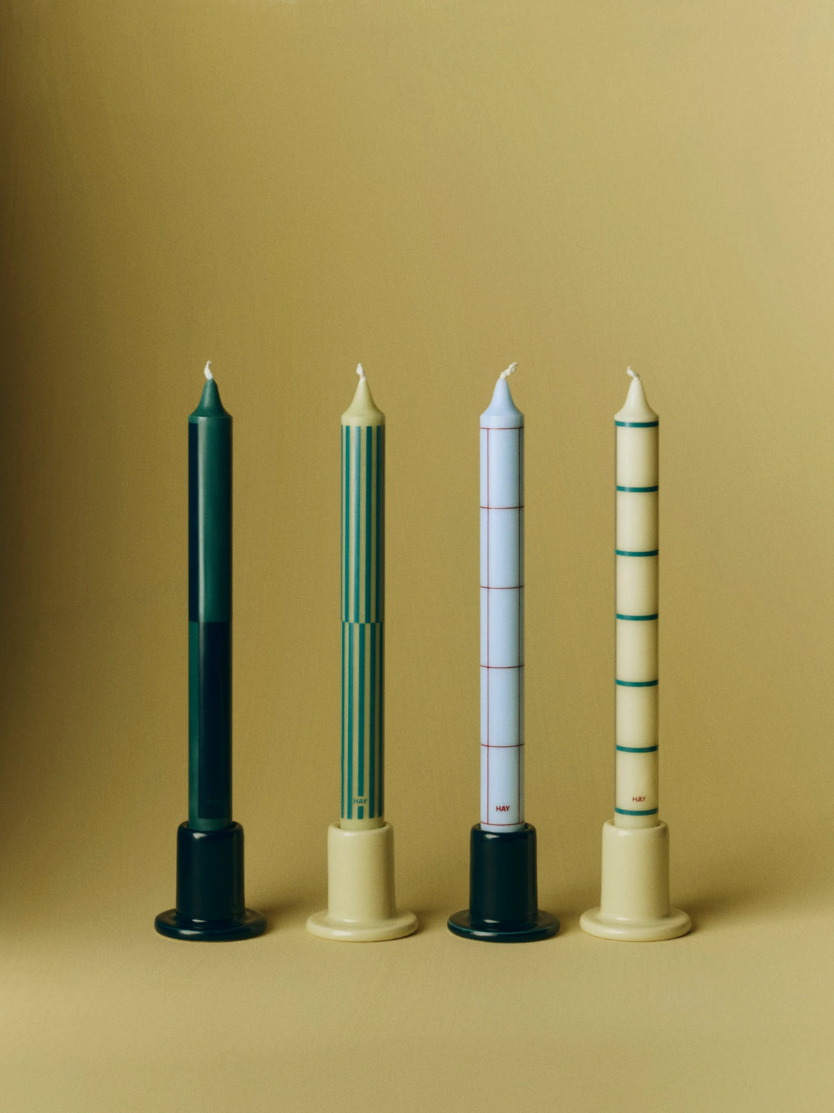 HAY Set of 4 Pattern Candles - Lifestory