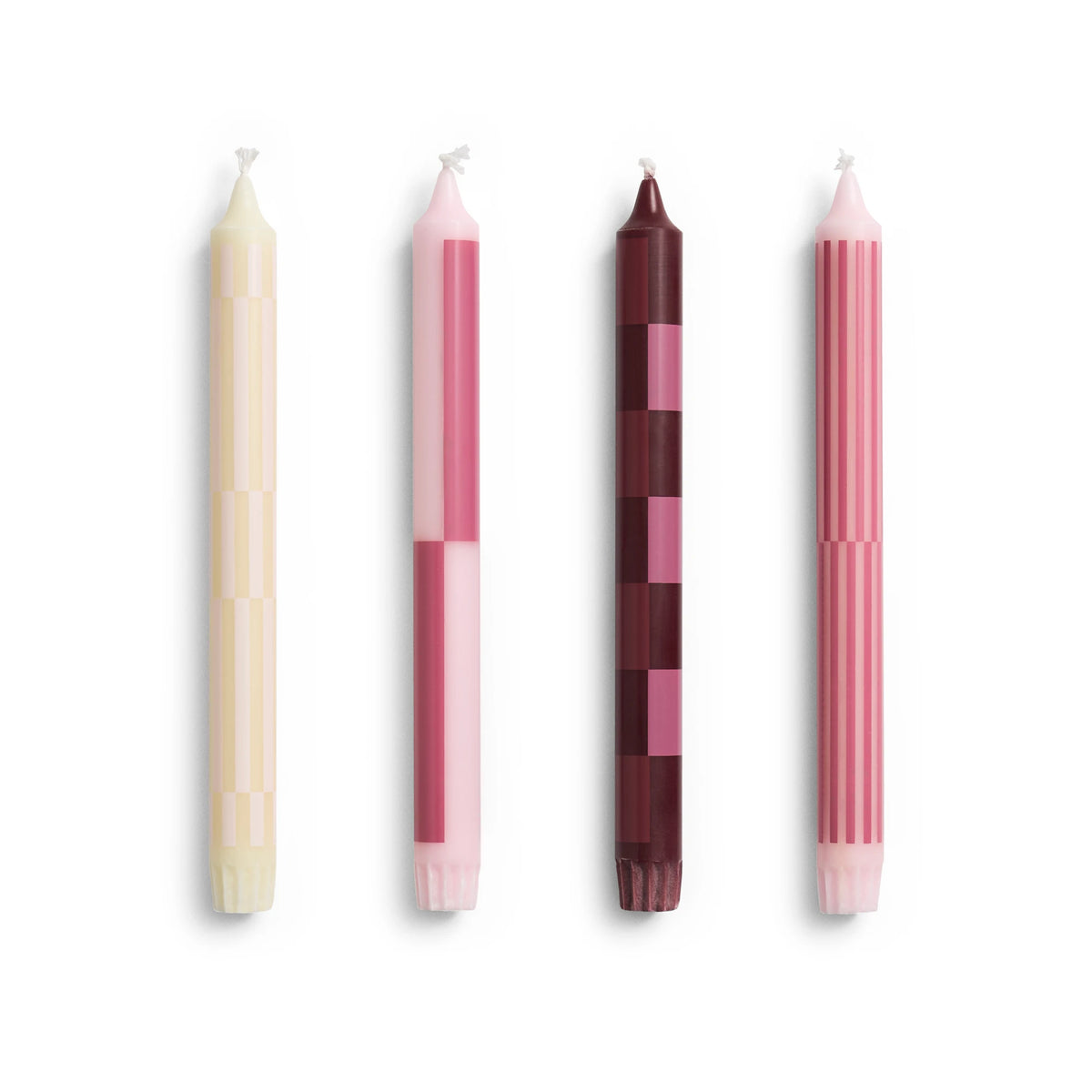HAY Set of 4 Pattern Candles - Lifestory