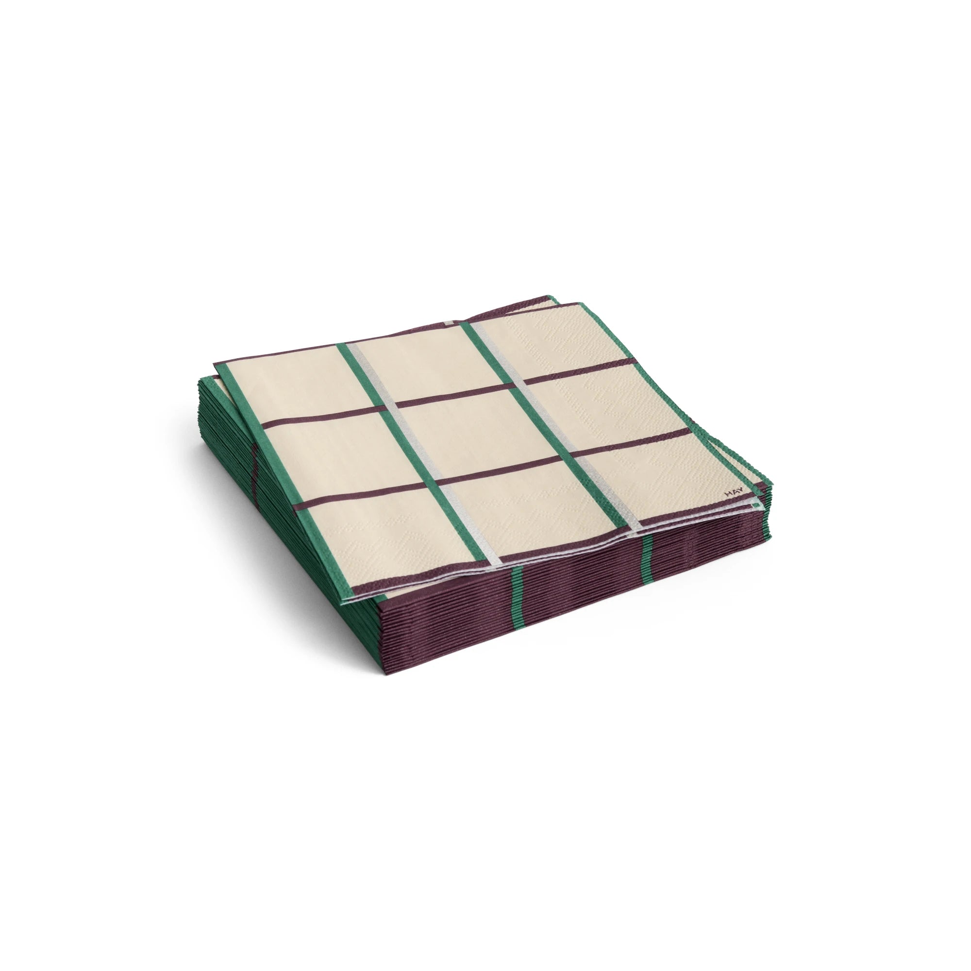 HAY Set of 20 Patterned Paper Lunch Napkins - Lifestory