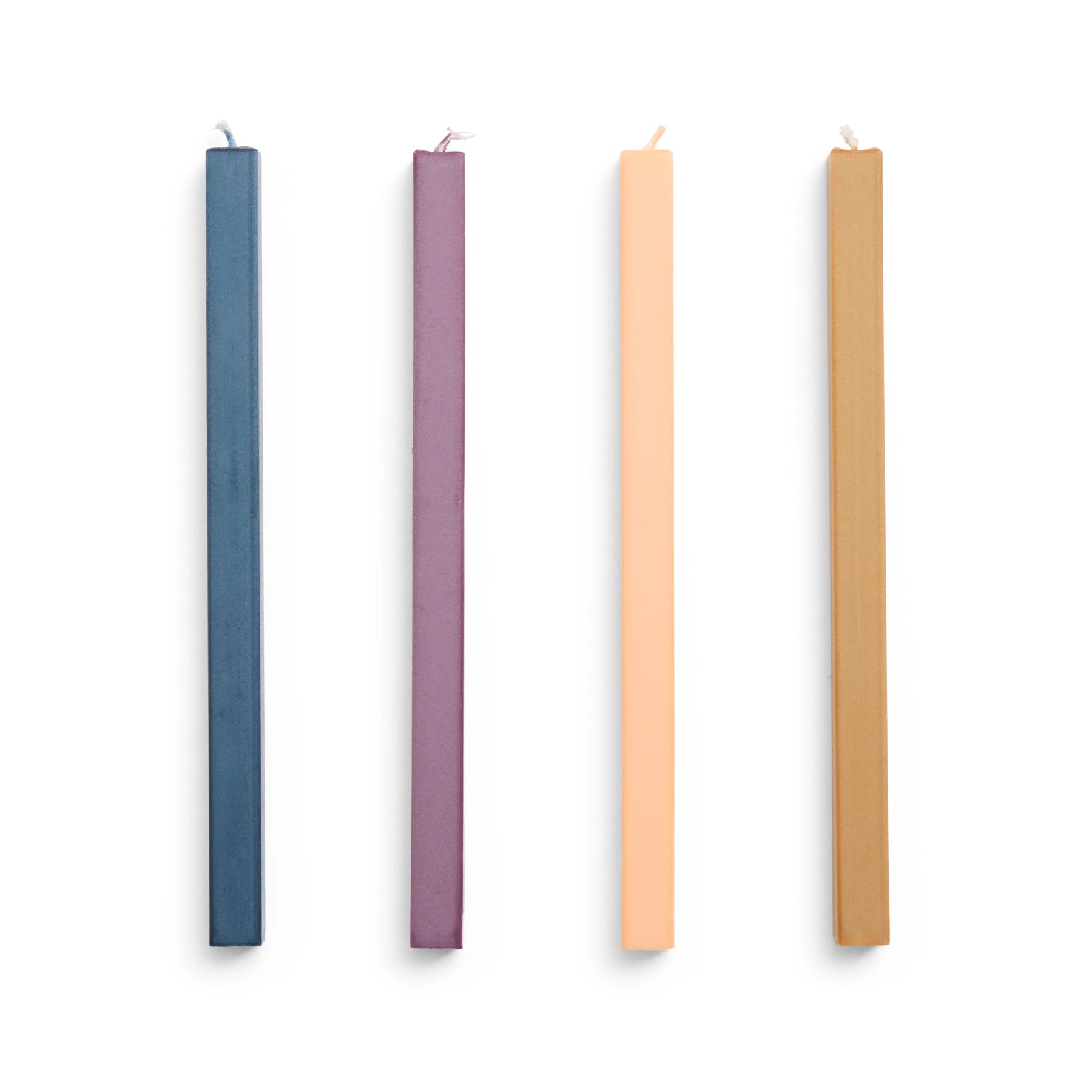 HAY Set of 4 Dark Square Candles | Lifestory