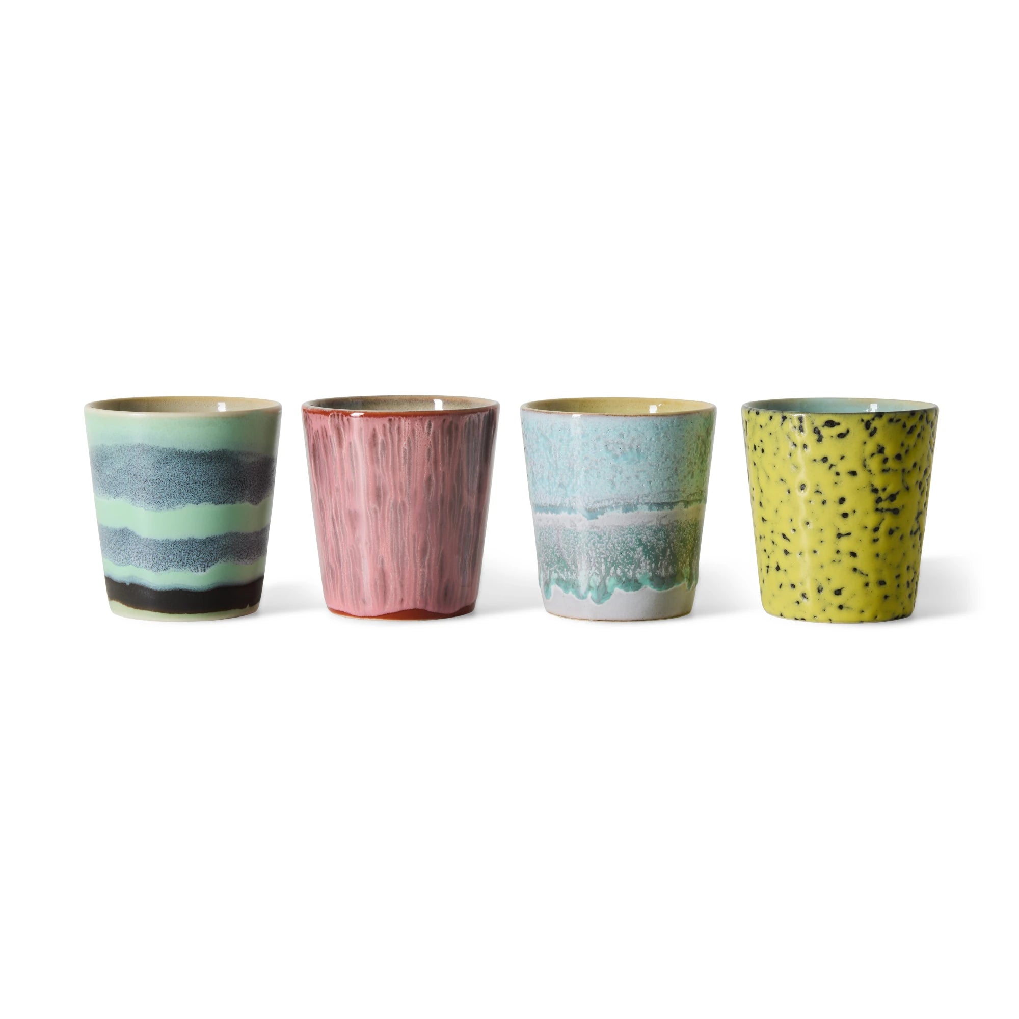 HKLIVING Set of 4 Coffee Mugs - Lifestory