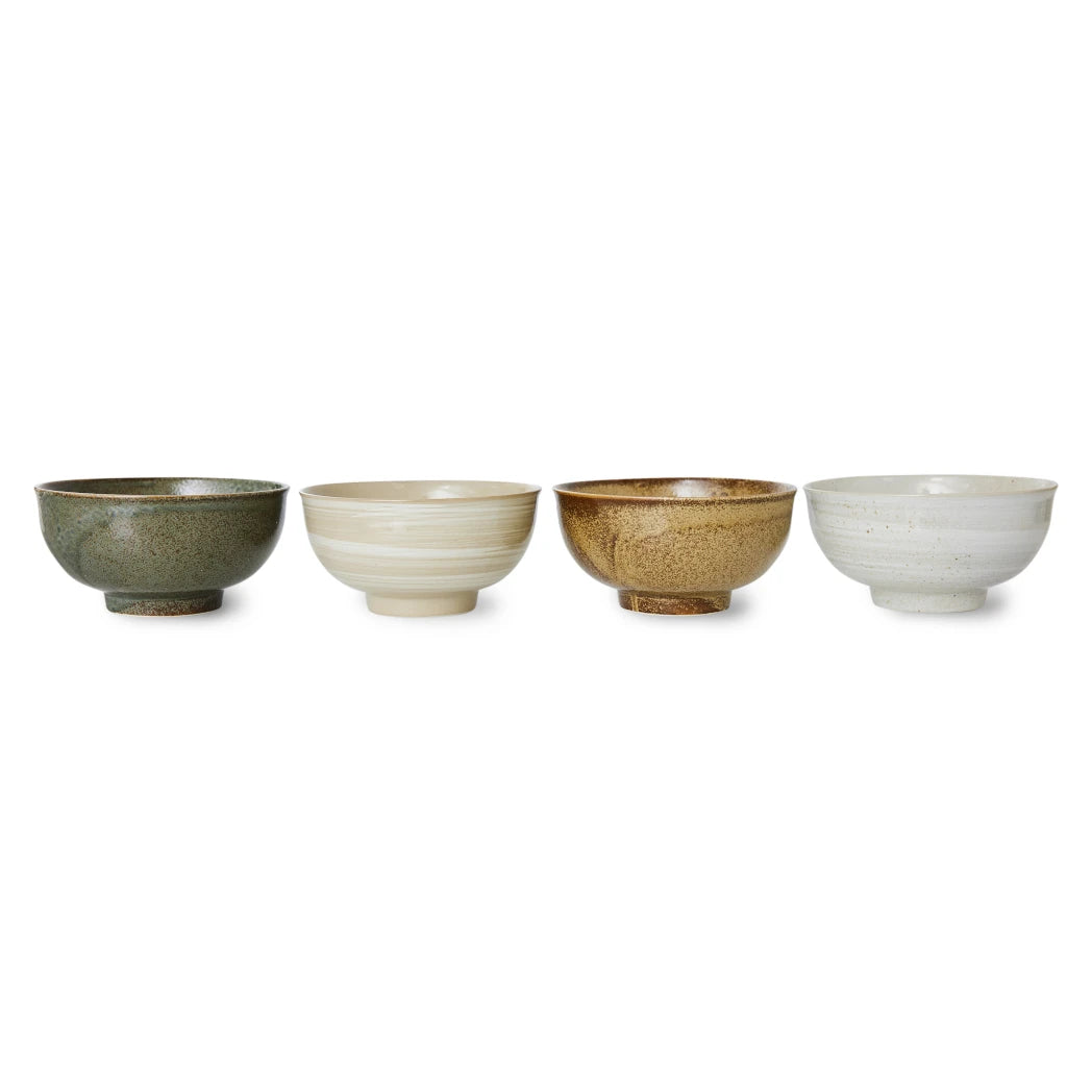 Set of 4 Japanese Noodle Bowls by HKLIVING - Lifestory