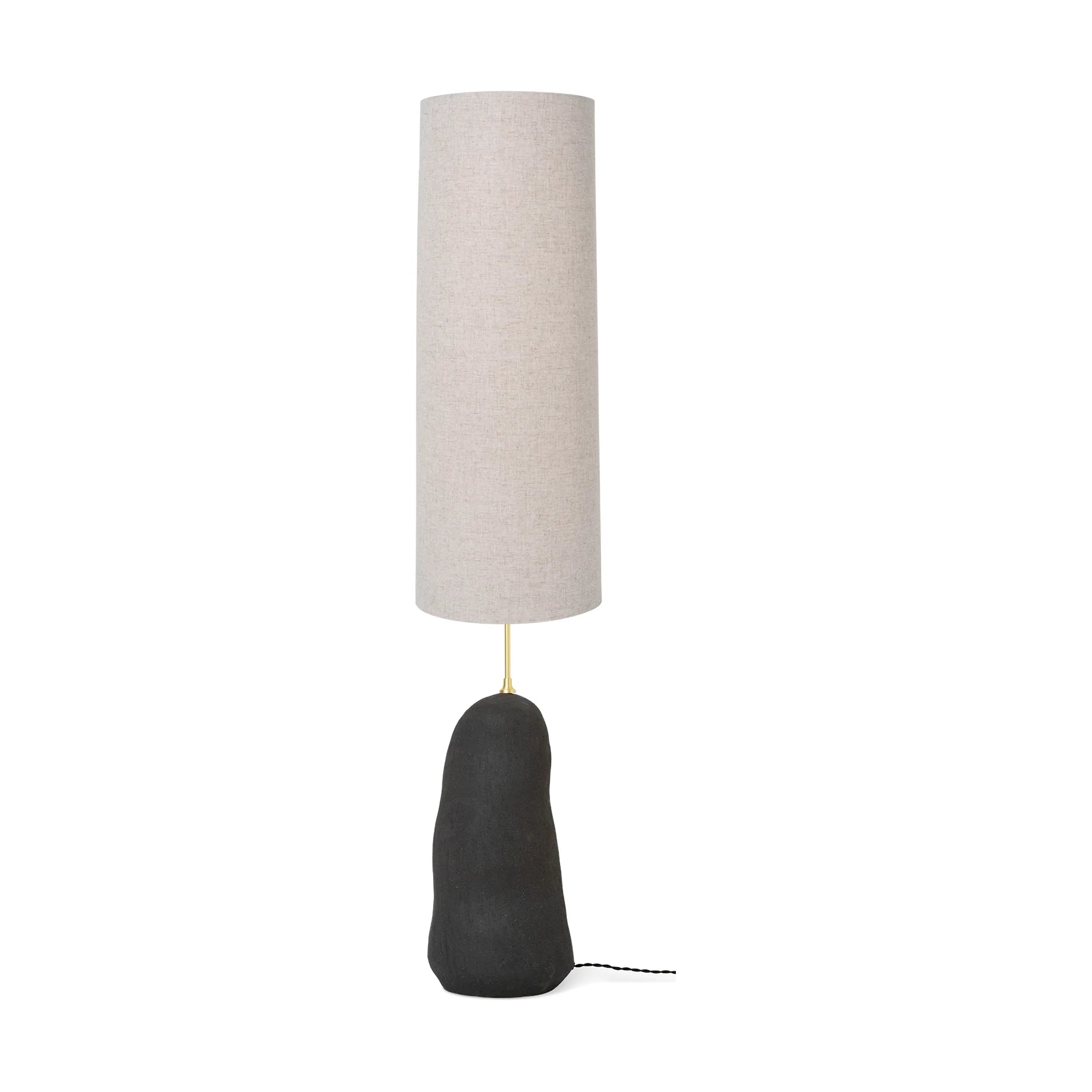 Hebe floor lamp base | Ceramic | Dark grey or Off-white - Lifestory