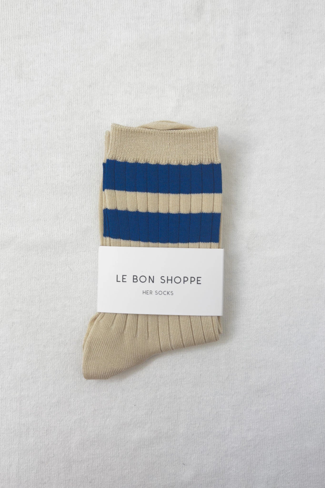 Her Socks - Varsity | Azure | by Le Bon Shoppe - Lifestory