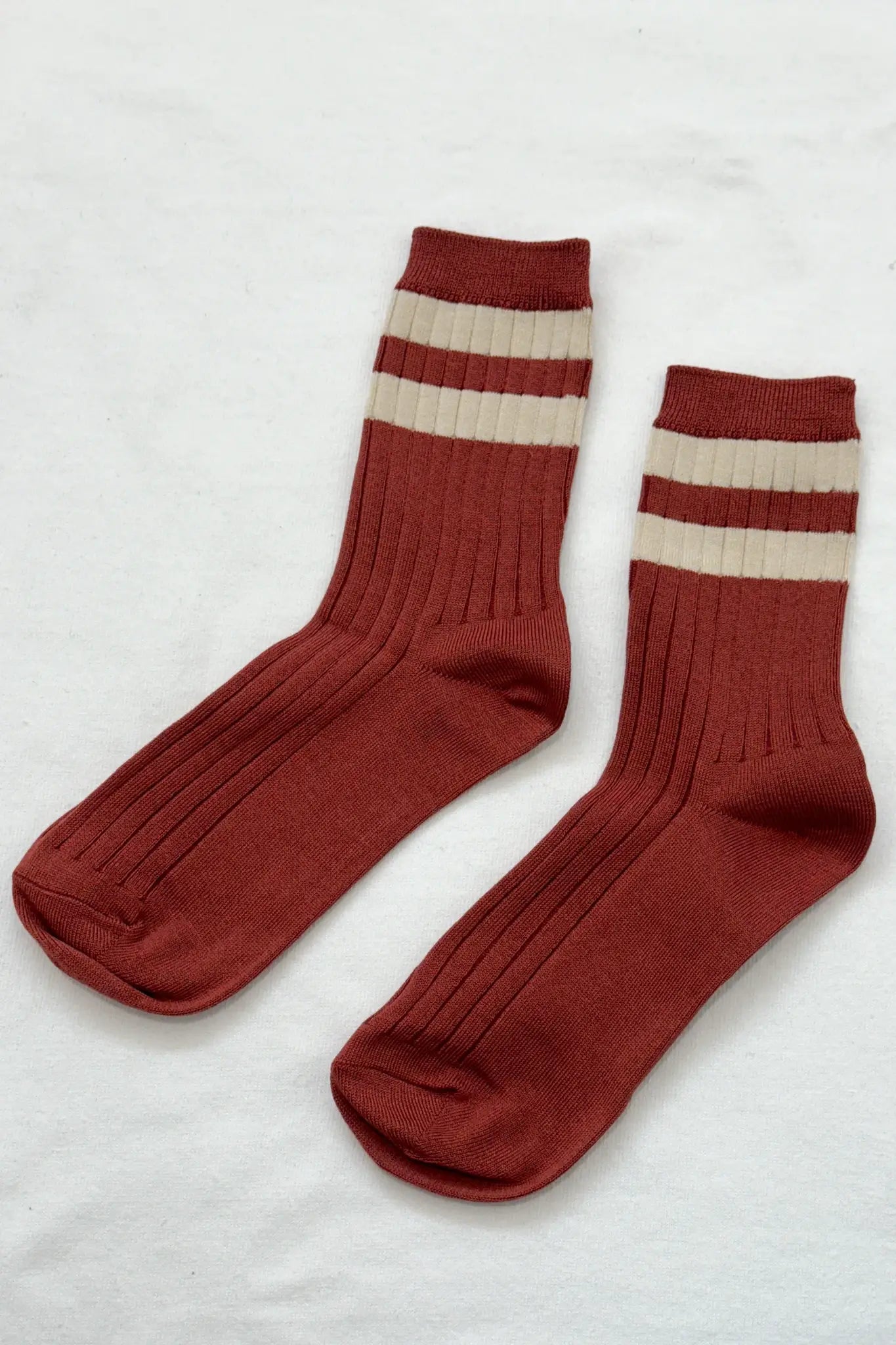Her Socks - Varsity | Tandoori | by Le Bon Shoppe - Lifestory