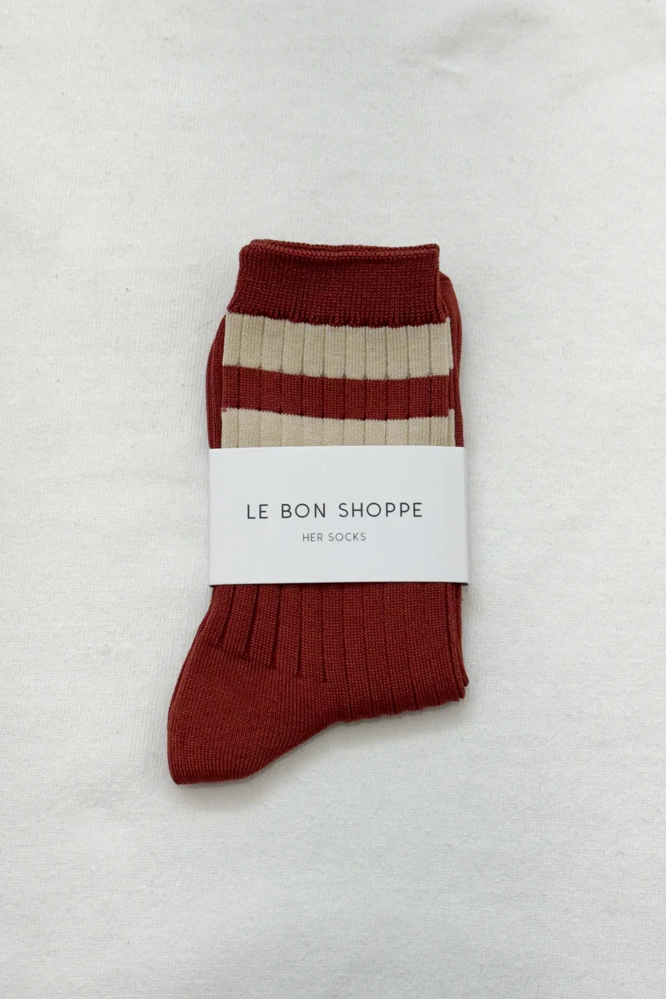 Her Socks - Varsity | Tandoori | by Le Bon Shoppe - Lifestory