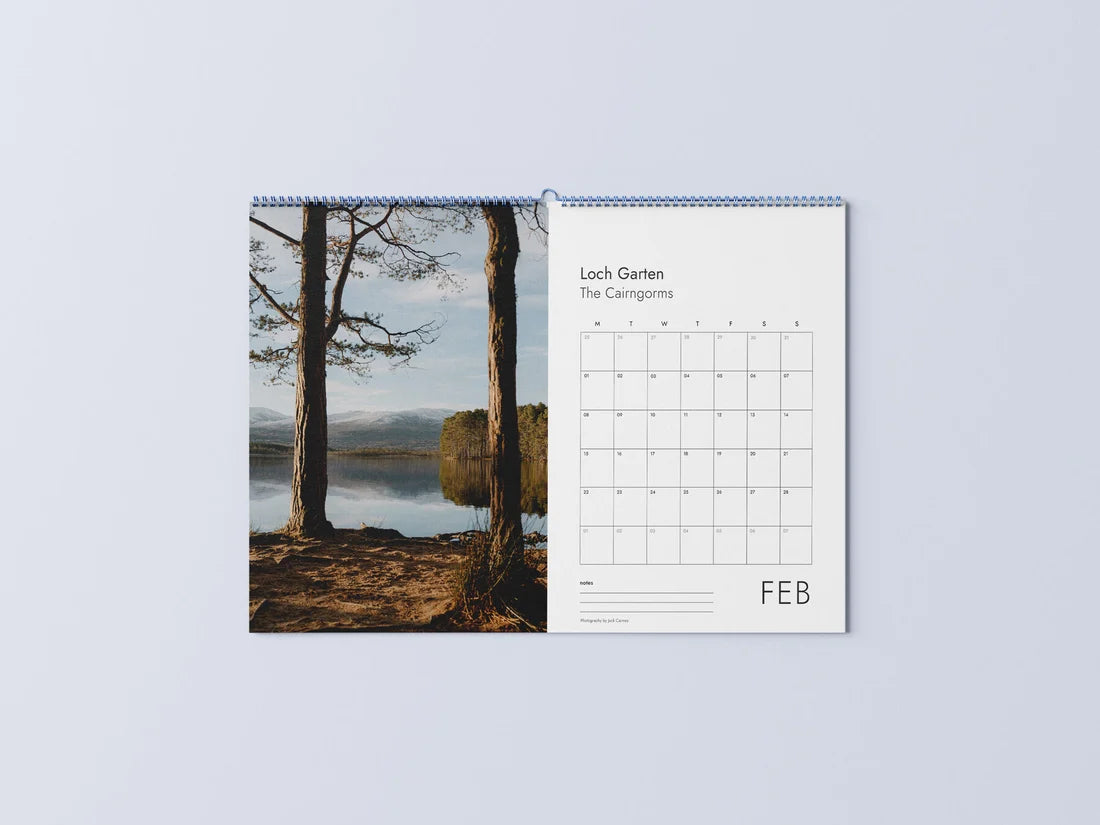 Hidden Scotland A3 2027 Wall Calendar