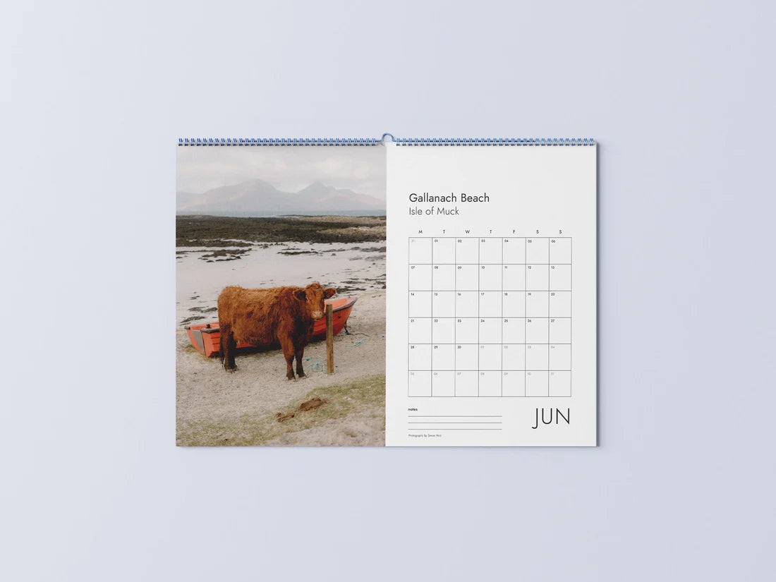 Hidden Scotland A3 2027 Wall Calendar