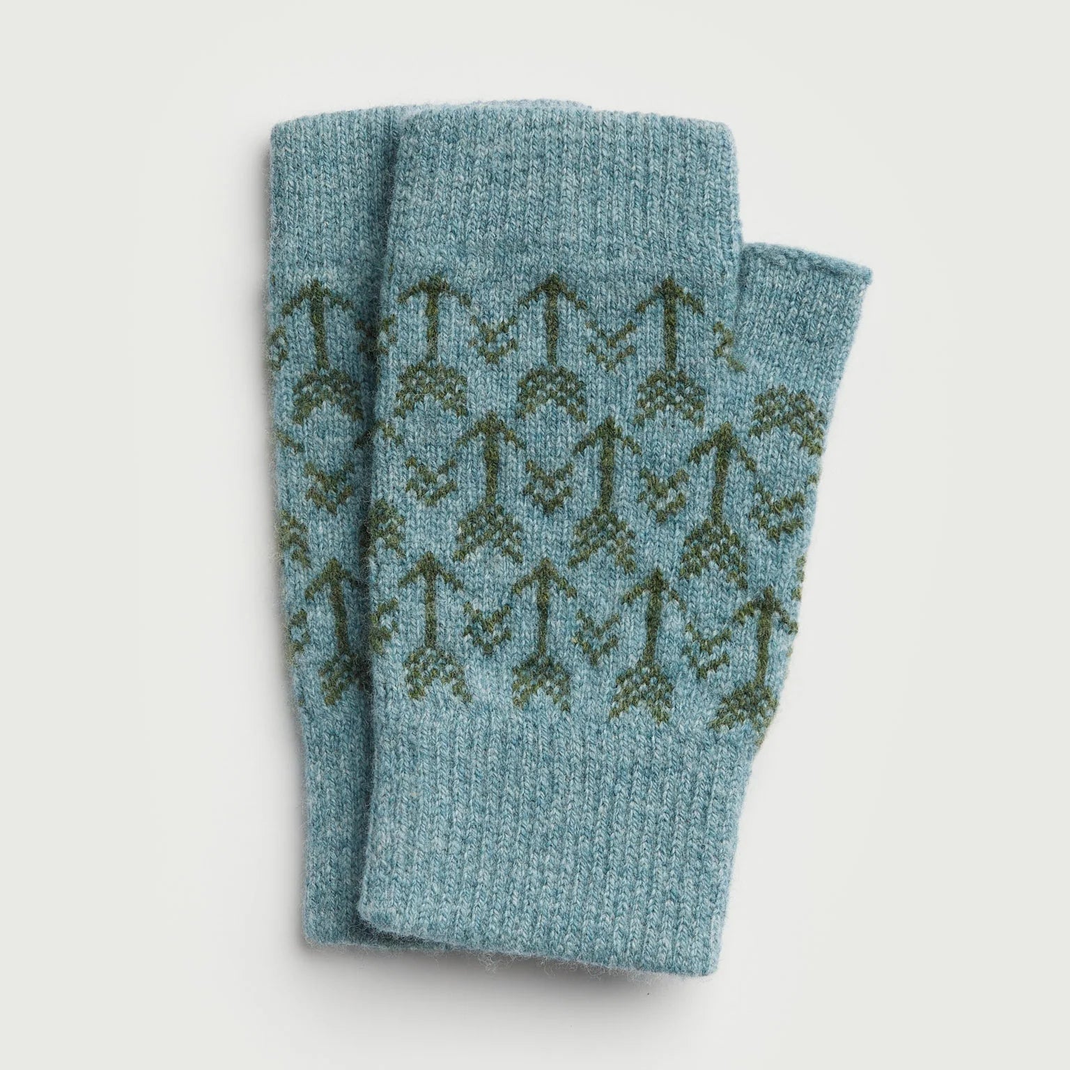 Fingerless Mittens in 'Arrow' - Various Colourways by Hilary Grant - Lifestory