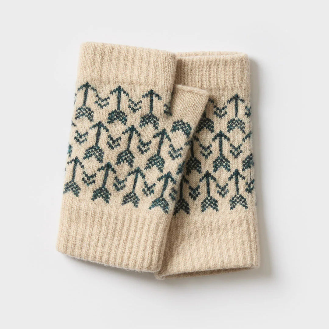 Fingerless Mittens in 'Arrow' - Various Colourways by Hilary Grant - Lifestory