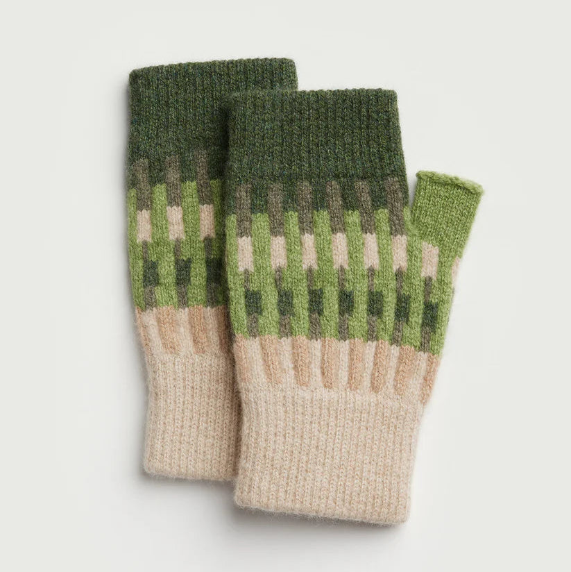 Fingerless Mittens in 'Harbour' in Various Colourways by Hilary Grant
