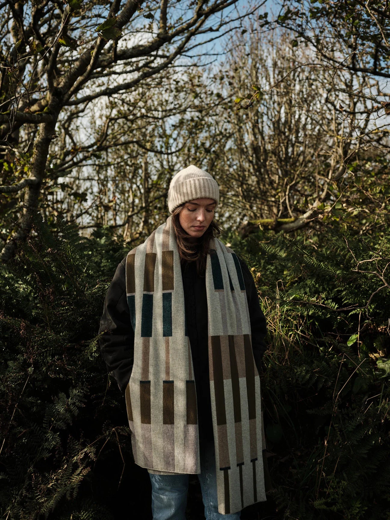 Scarf 'Harbour' in various colours by Hilary Grant - Lifestory