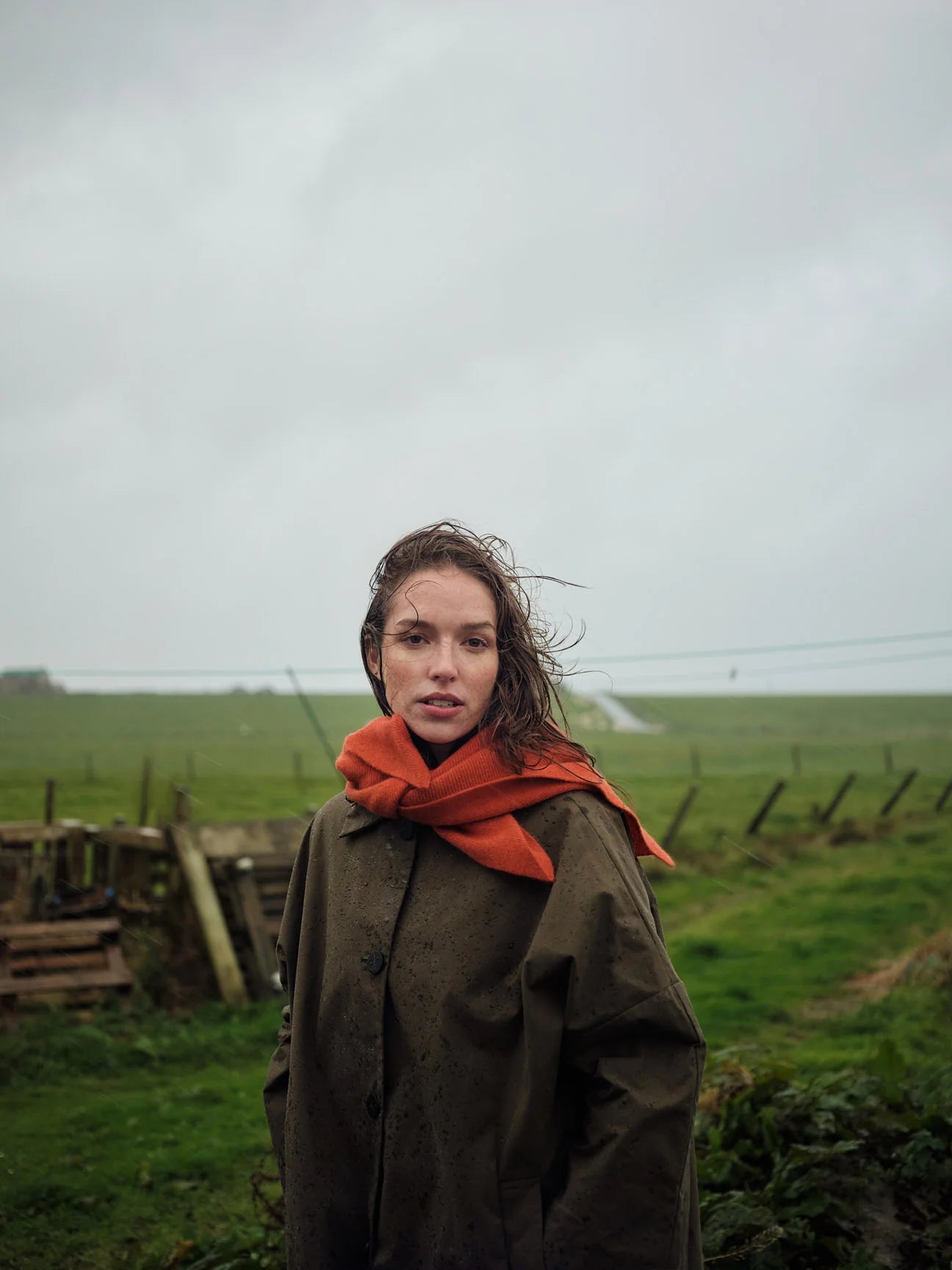 Hilary Grant Lambswool Swift Tail Scarf in Various Colours