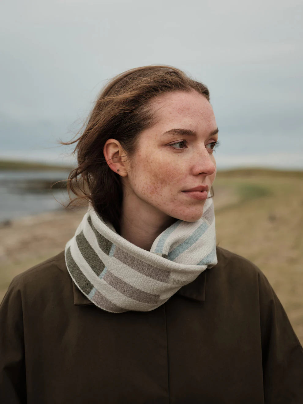 Circle Scarf 'Harbour' in Various Colourways by Hilary Grant - Lifestory