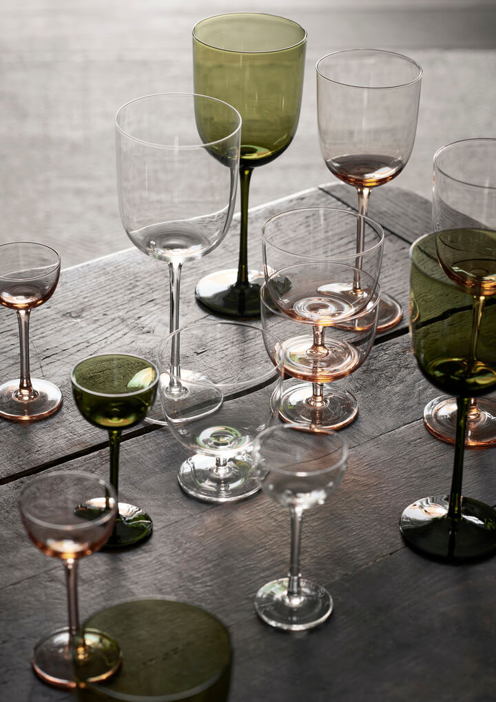 Host Red Wine Glasses | Set of 2 | Blush | by ferm Living - Lifestory