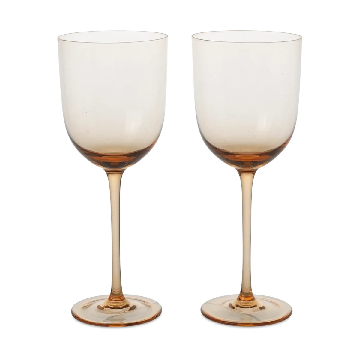 Host White Wine Glasses | Set of 2 | Blush | by ferm Living - Lifestory