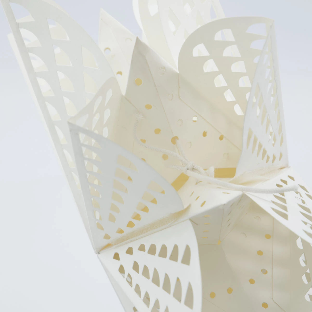 House Doctor Gint Paper Star (30cm) in White | Can Be Used With Light - Lifestory