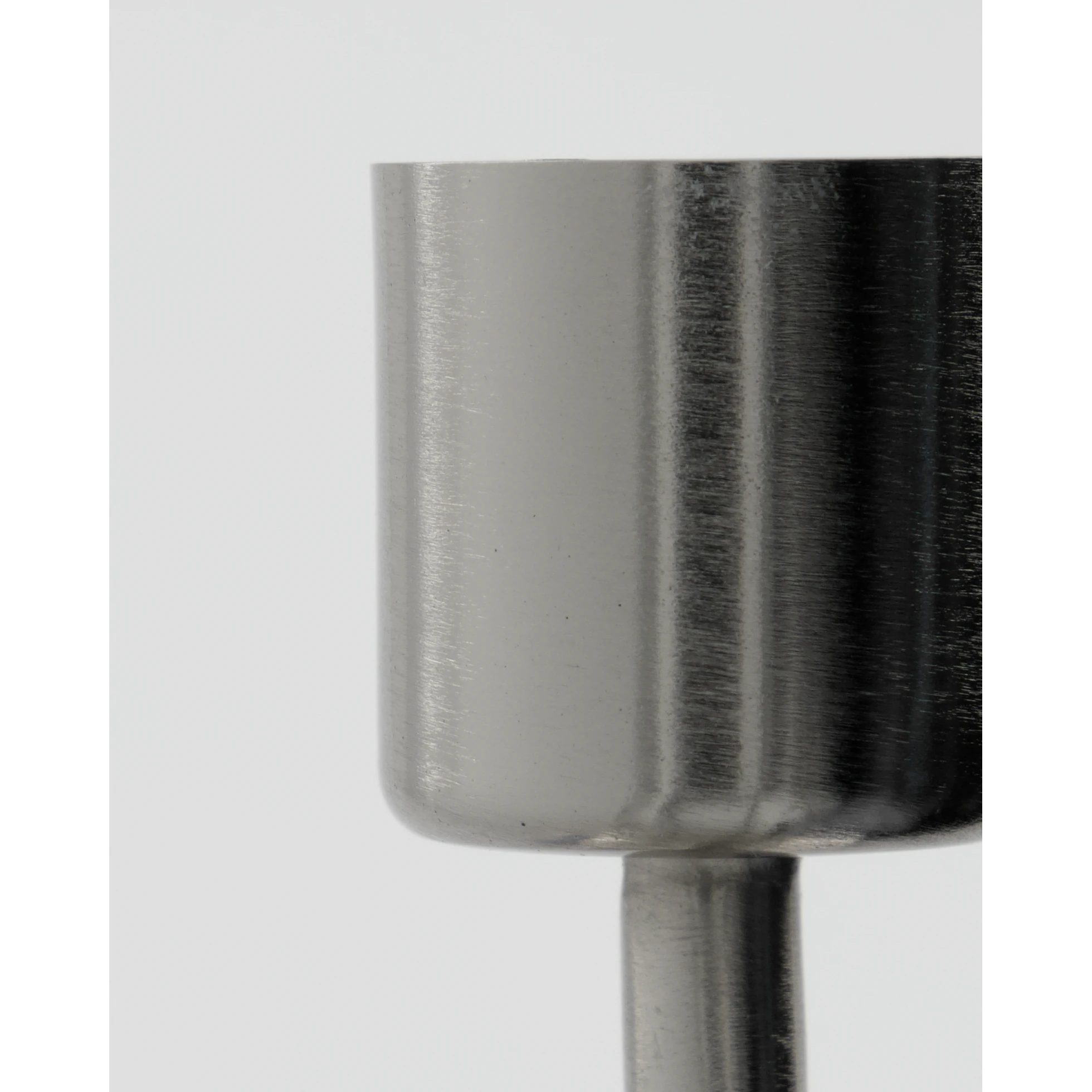 House Doctor Anit Tall Silver Candle Holder