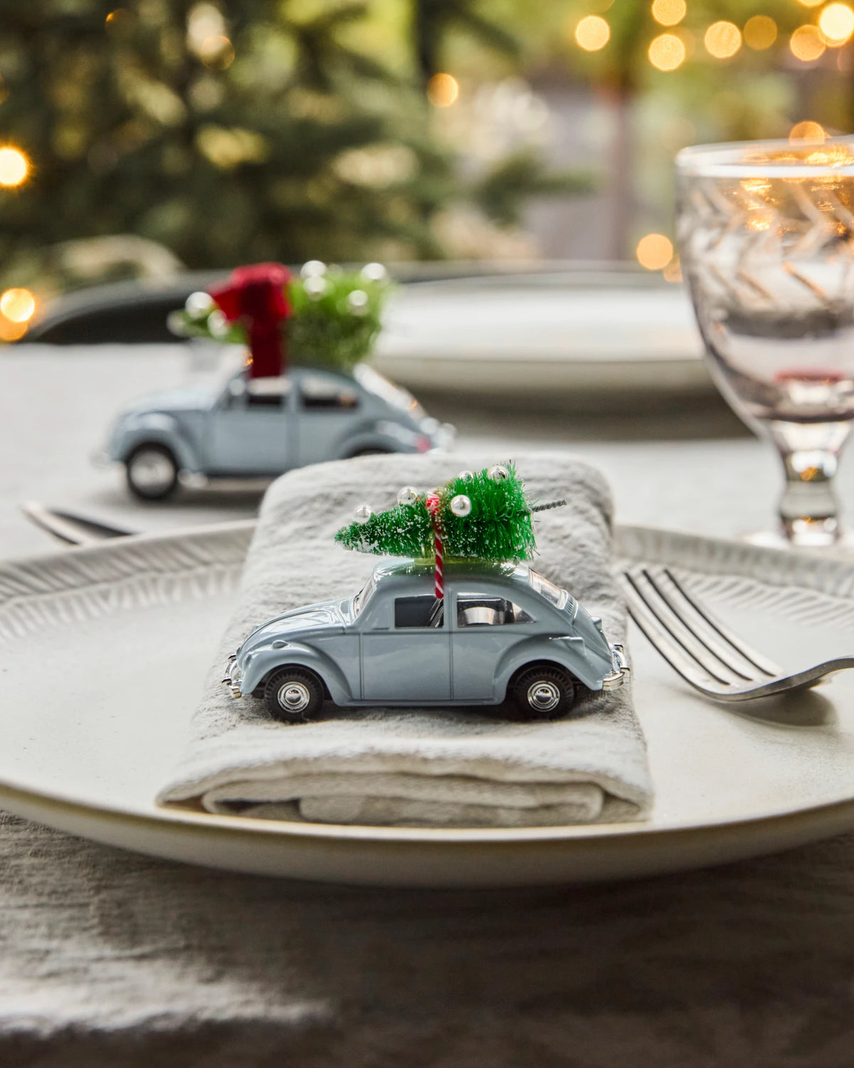 House Doctor Mini Christmas Car Decoration - Light Blue