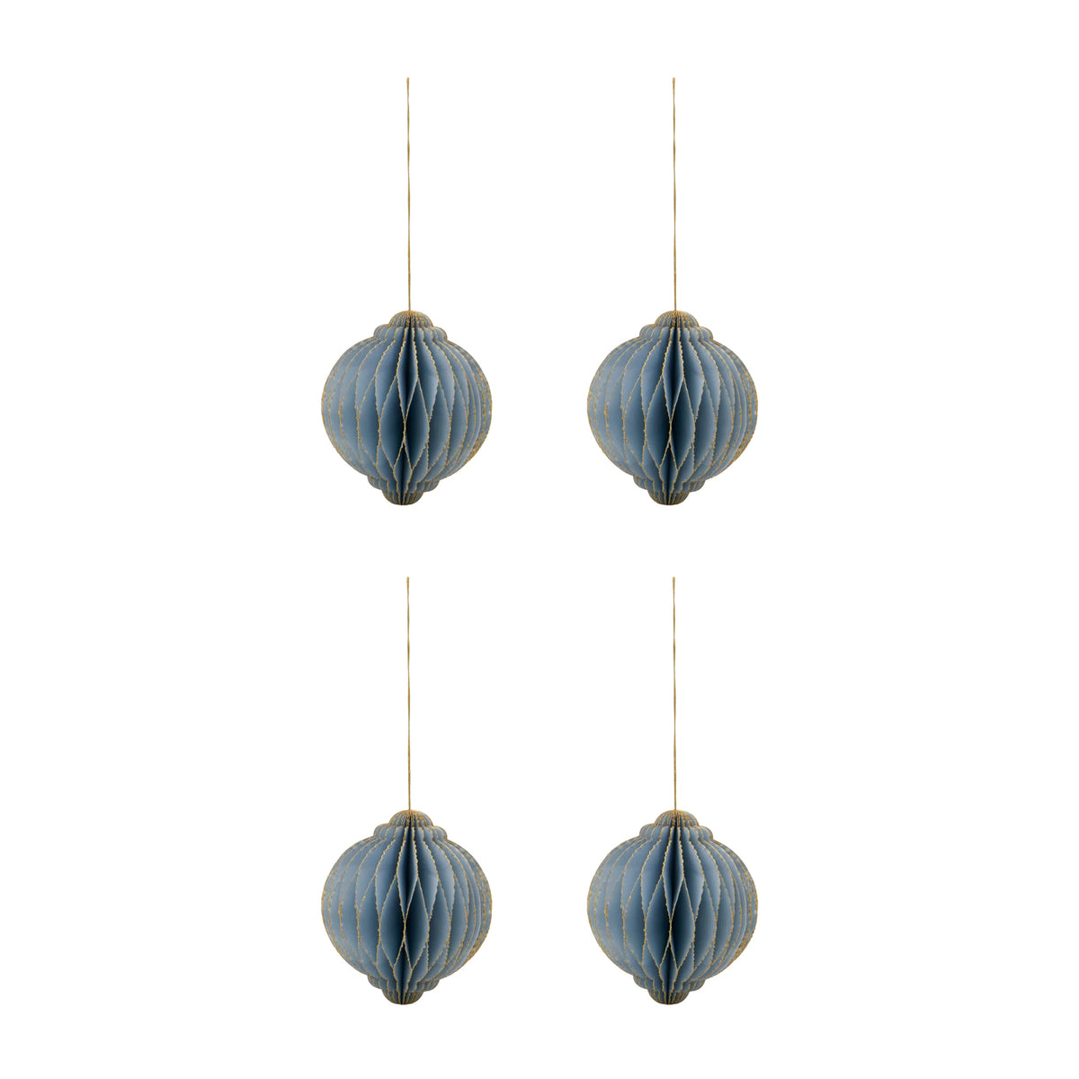 House Doctor HDAlsta Christmas Tree Ornaments in Light Blue