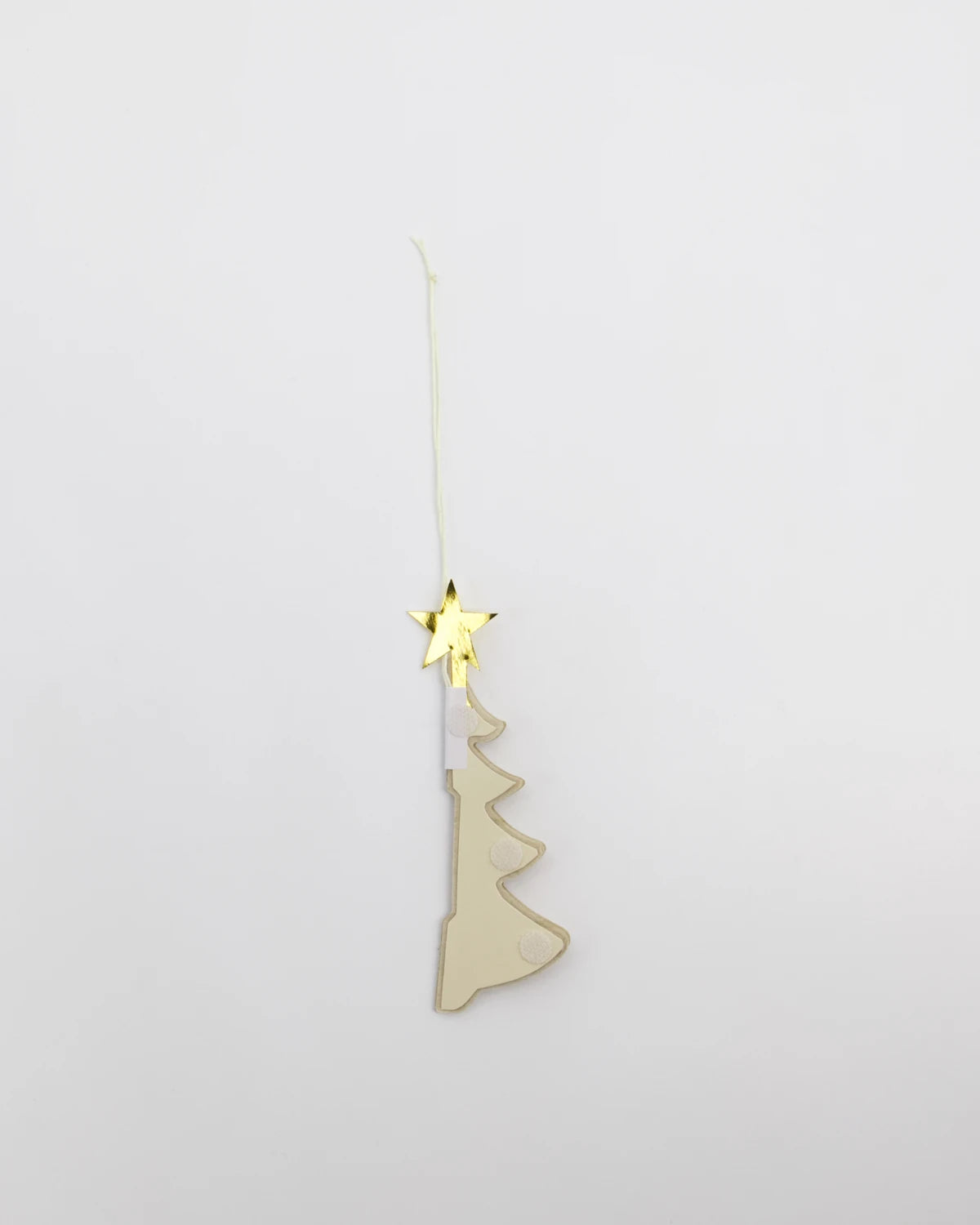 House Doctor Set of 6 Hanging Tree Paper Decorations in Various Colours