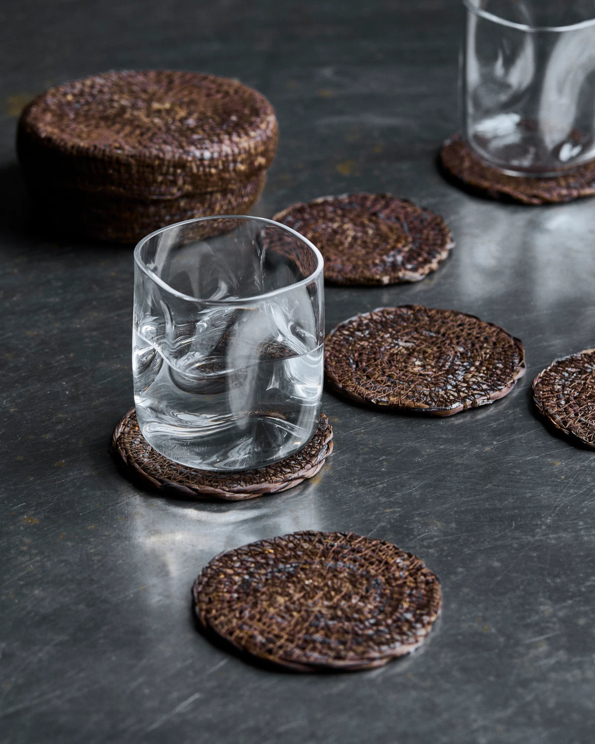 House Doctor HDCoaster, Chocolate, Set of 6