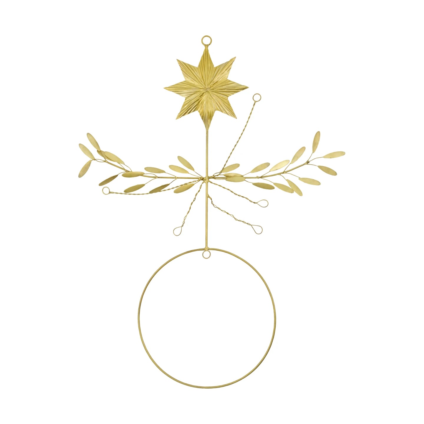 House Doctor Brass Decorative Star Mobile
