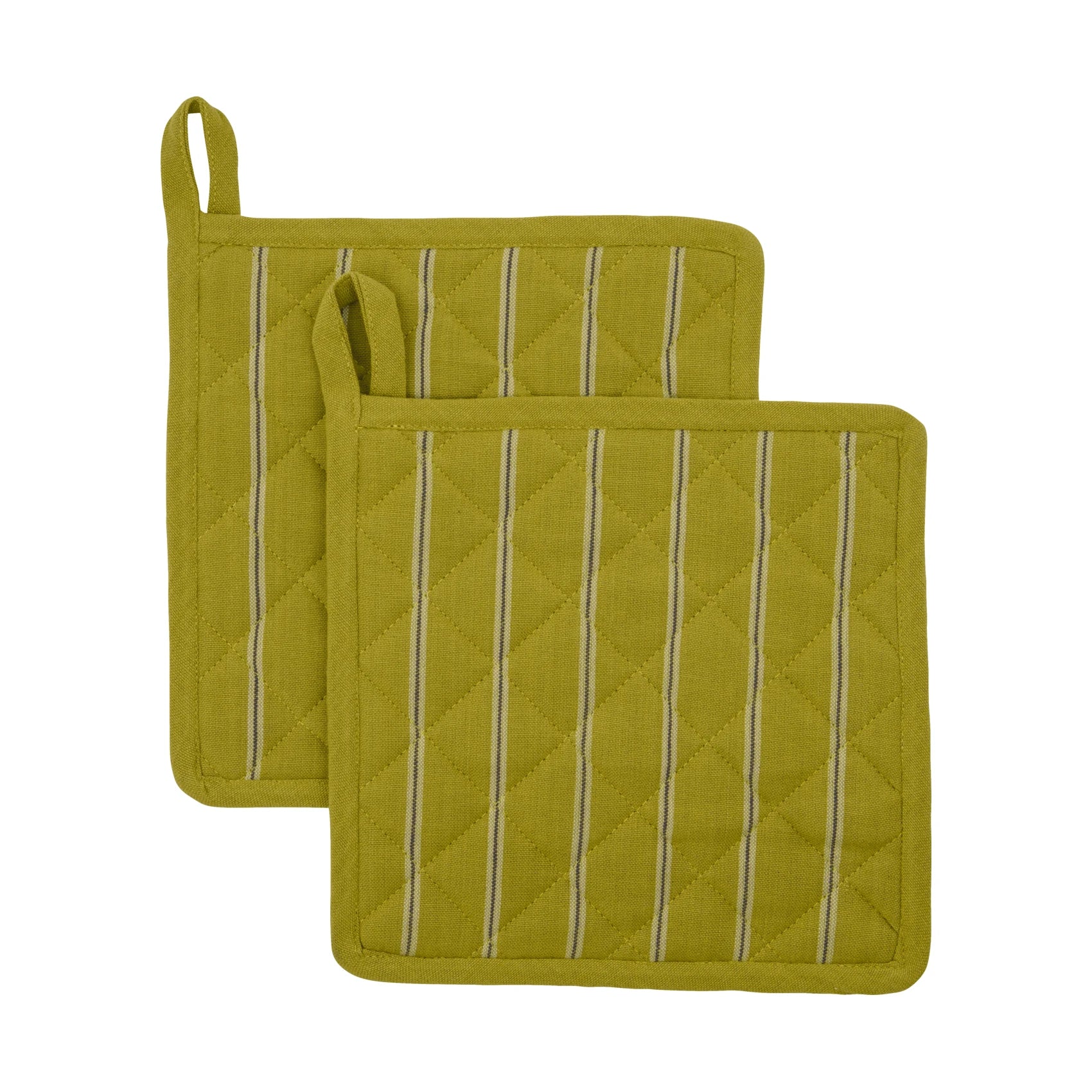 House Doctor Set of 2 Chef Pot Holders in Mustard