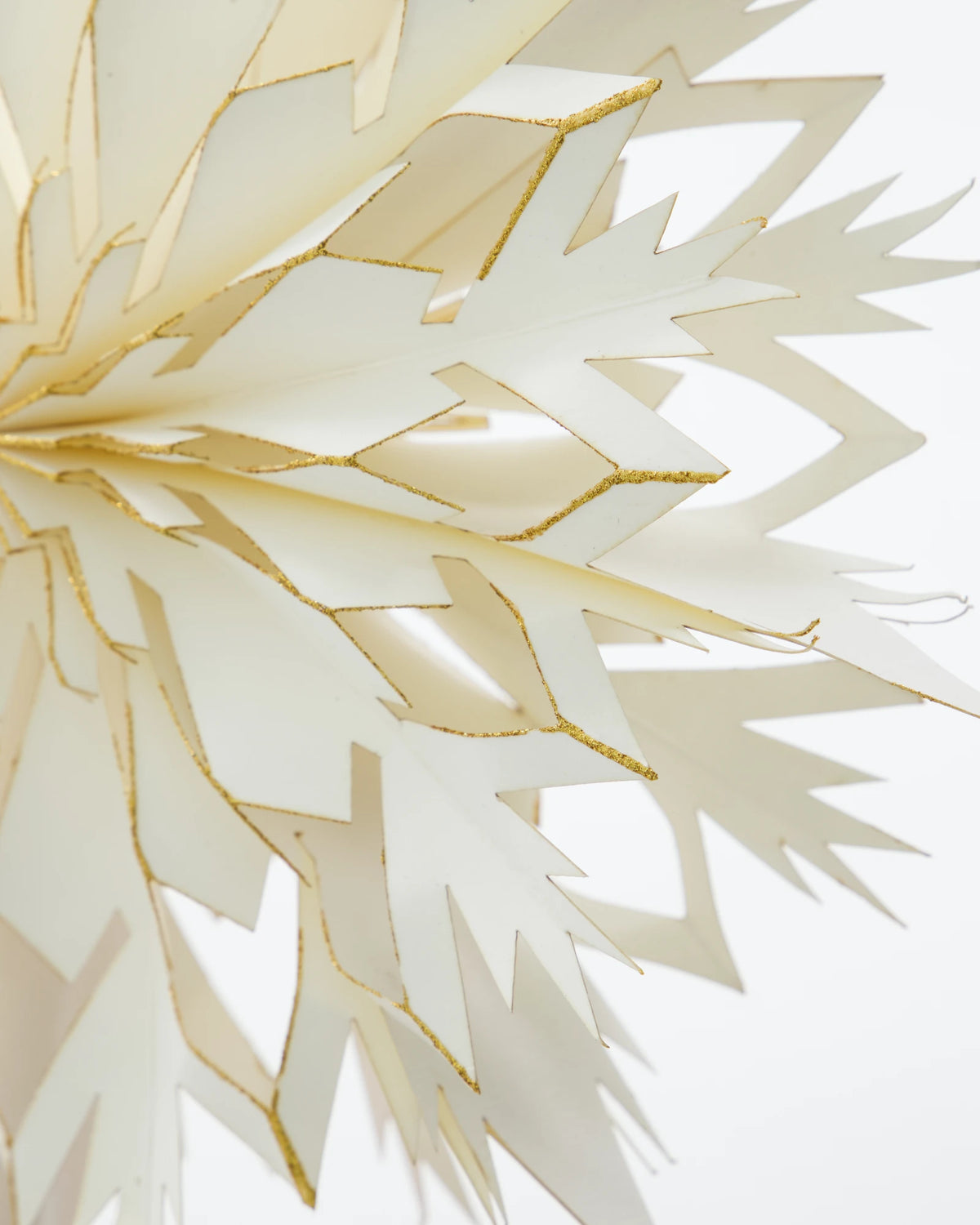 House Doctor Alsta White Paper Tree Top Star