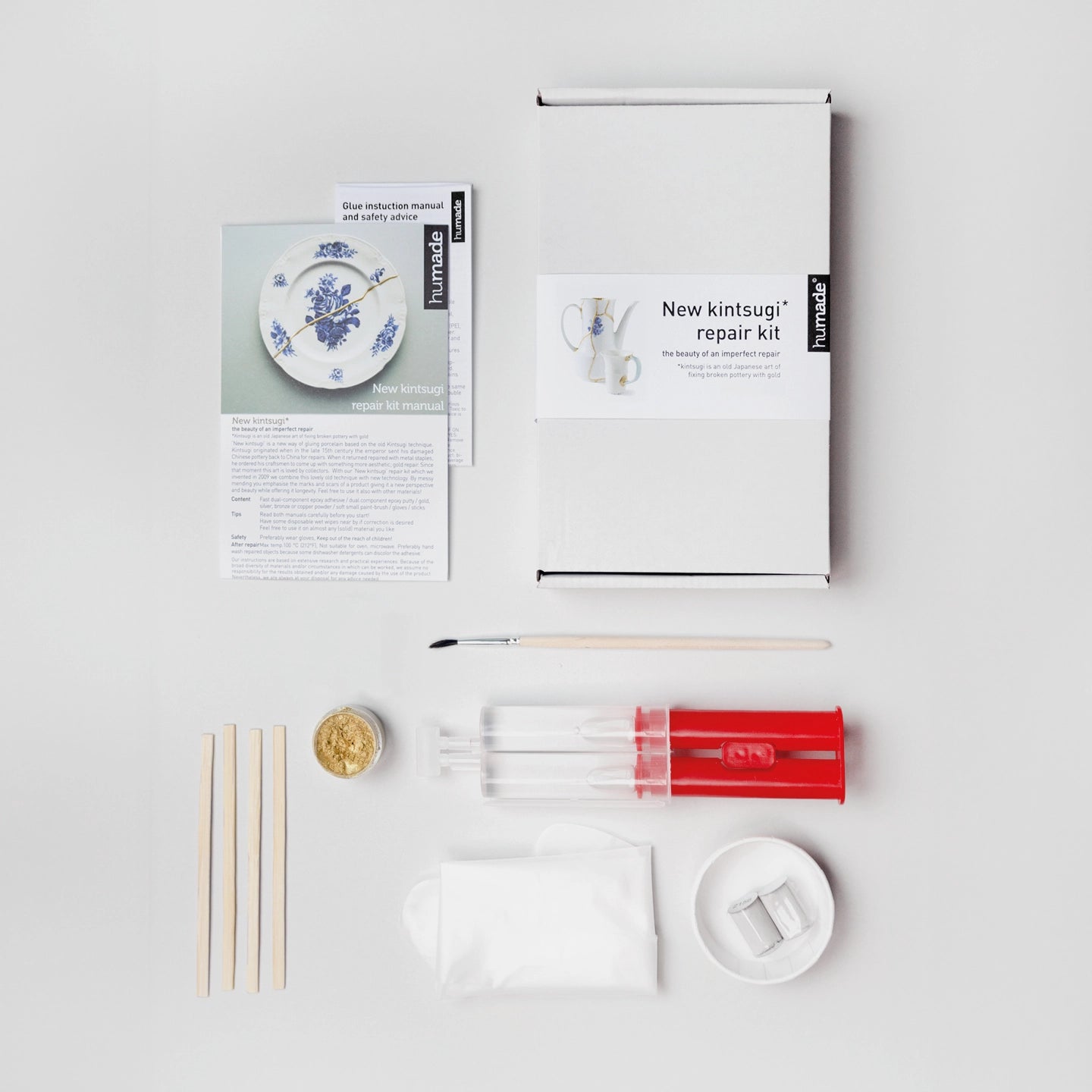 Humade New Kintsugi Repair Kit - Repair Ceramics with Gold