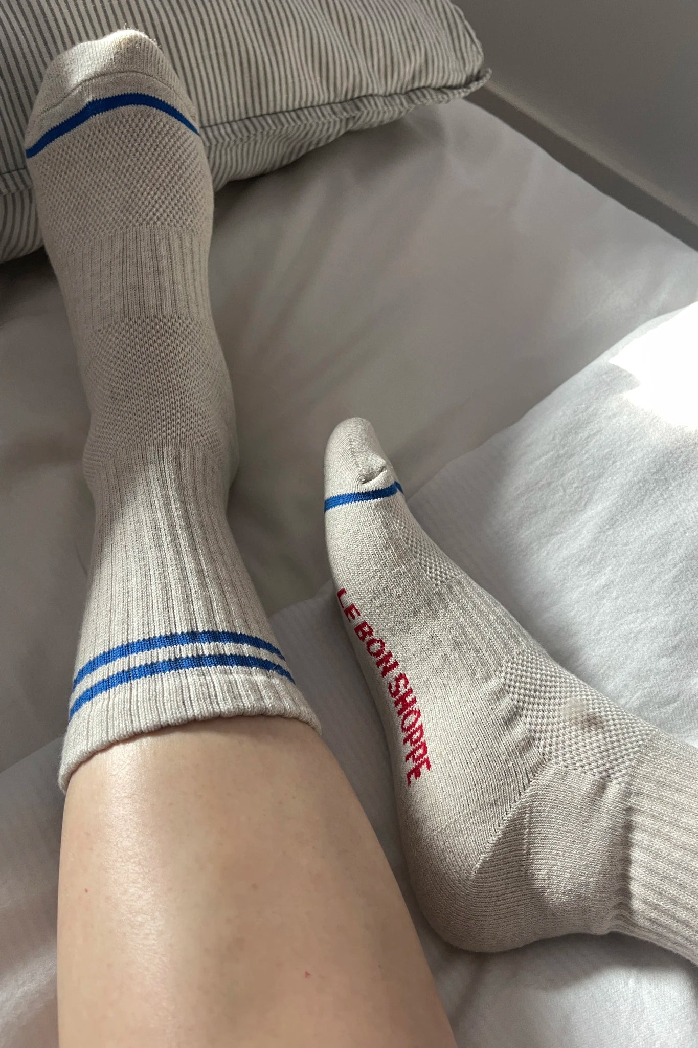Boyfriend Socks | Ice | by Le Bon Shoppe - Lifestory