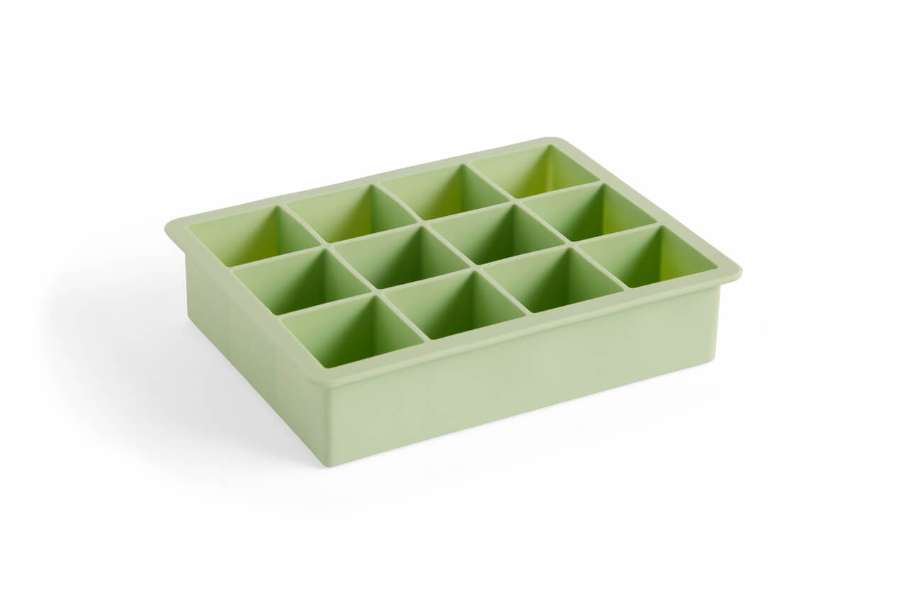 Ice Cube Tray | Mint | XL Square Cubes | by HAY - Lifestory