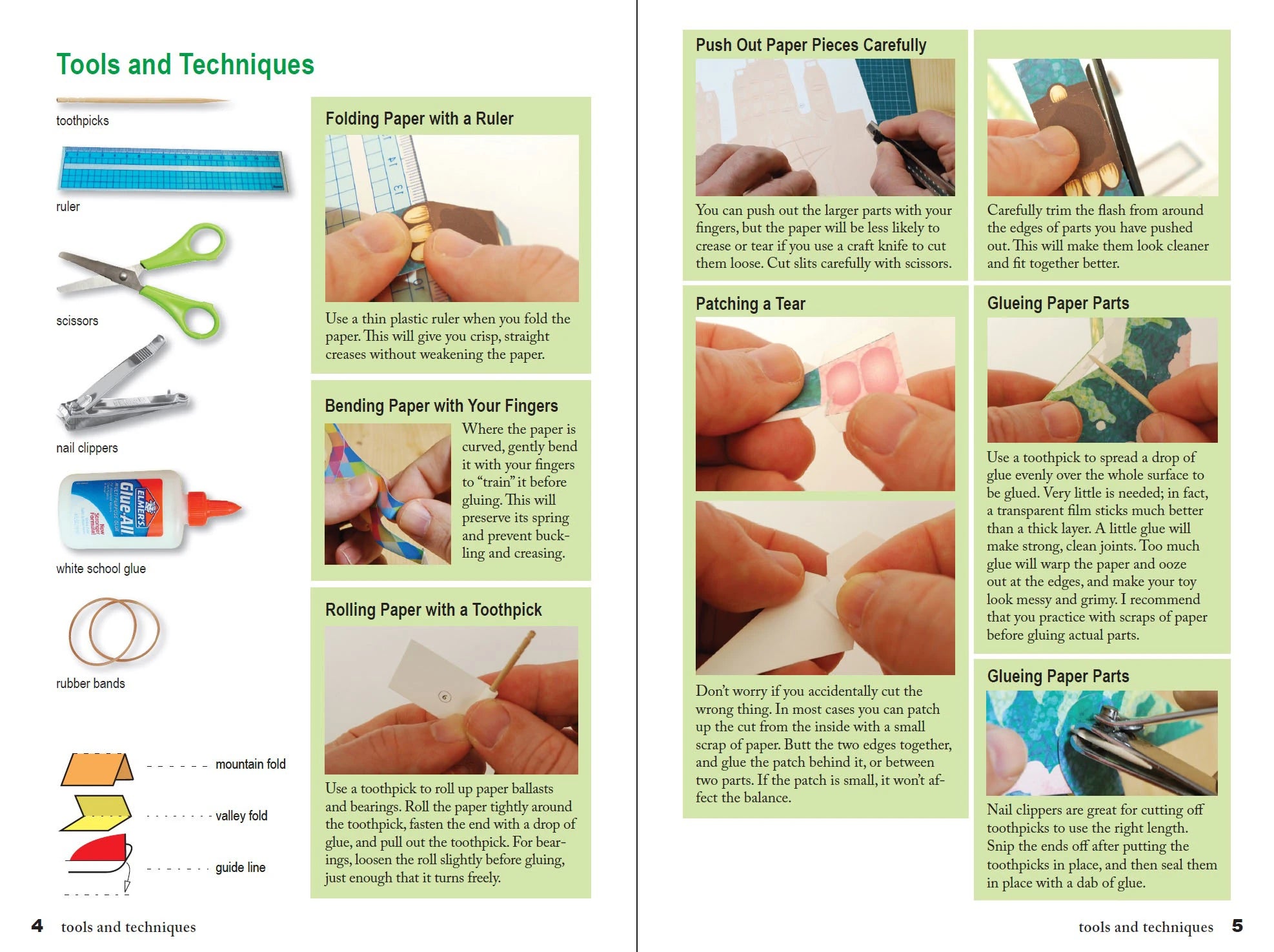 Japanese Paper Toys Kit -  Origami & Folded Paper Projects