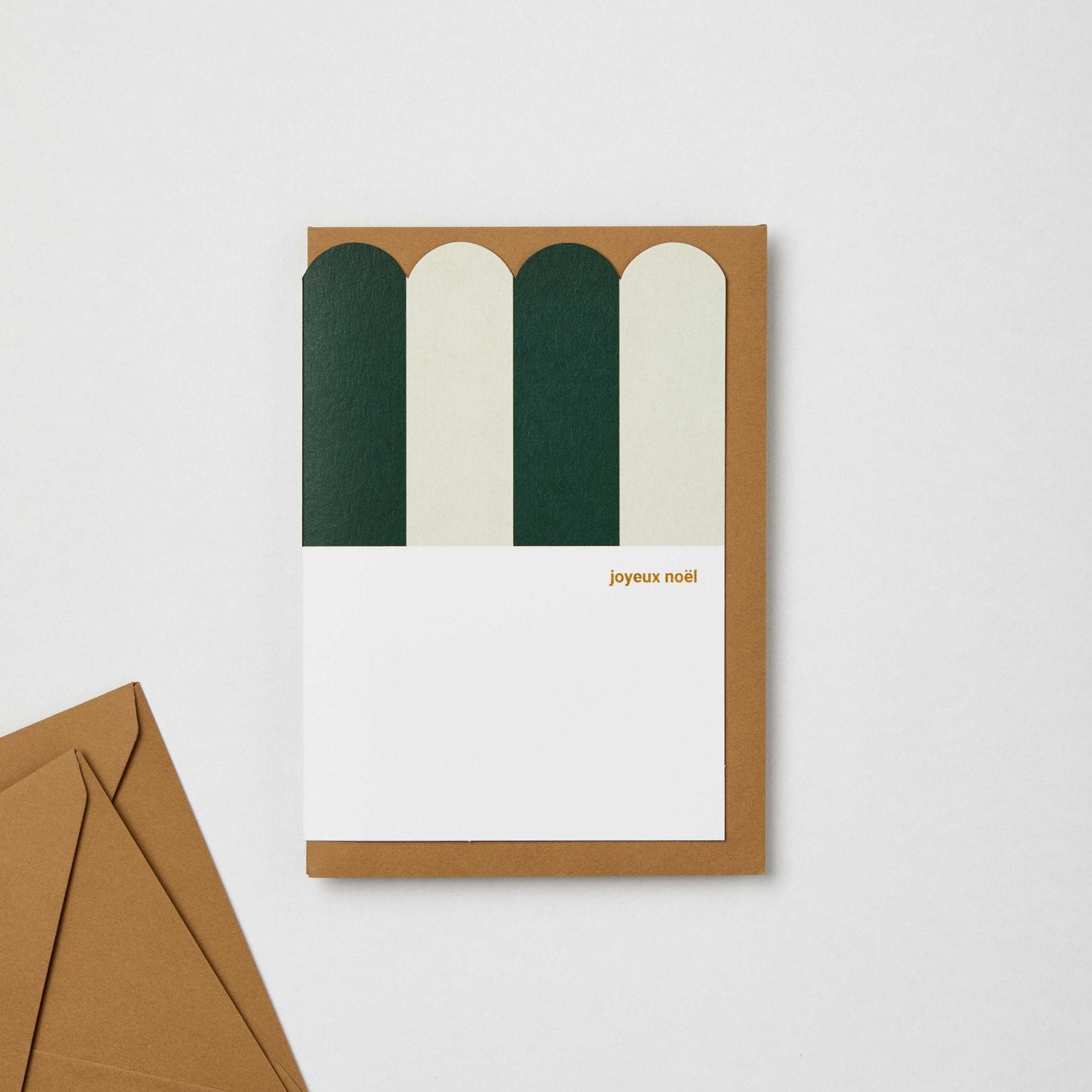 Joyeux Noel Card | Scallop & Foil | by Kinshipped - Lifestory