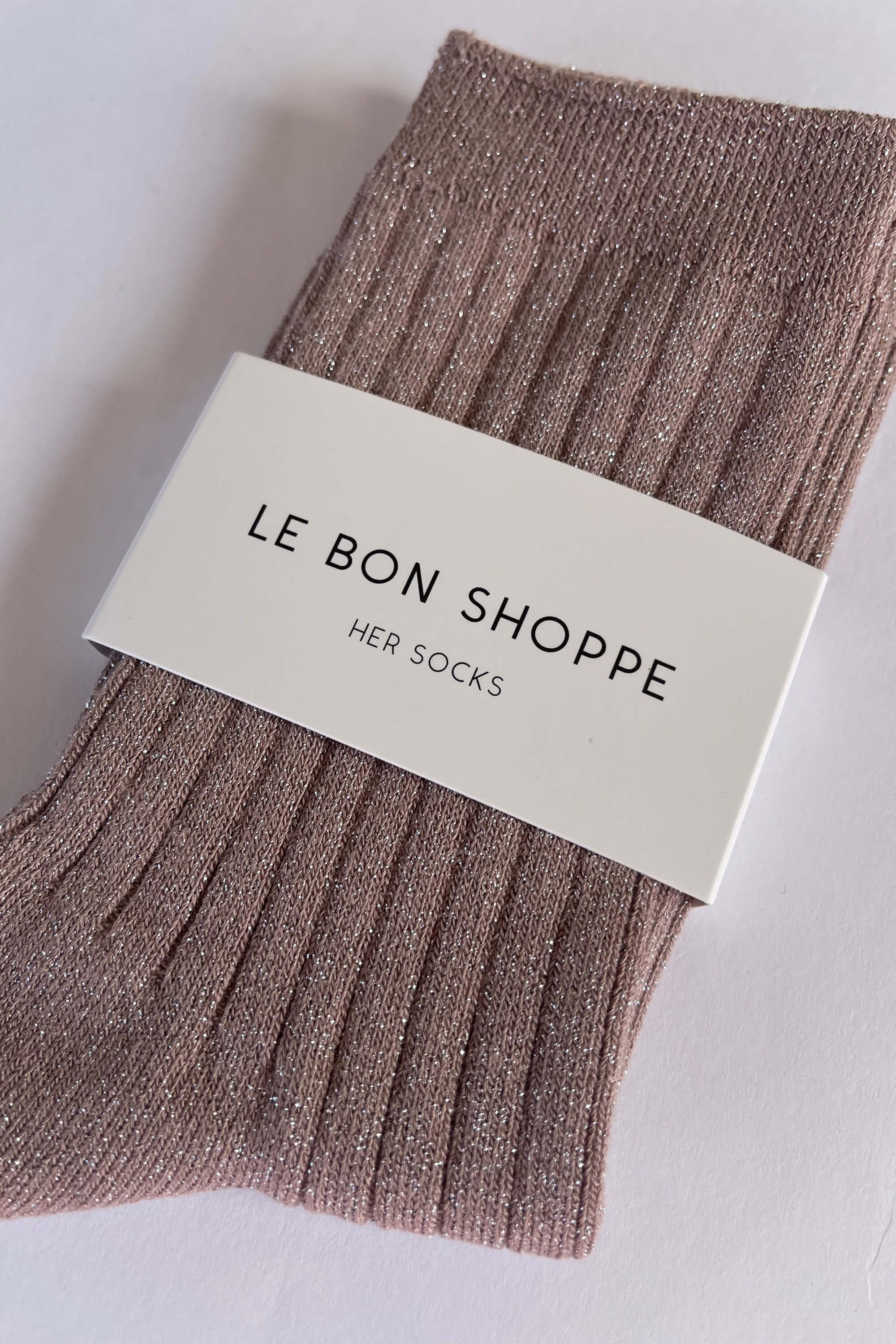 Her Socks - Luxury Modal | Jute Glitter | by Le Bon Shoppe - Lifestory