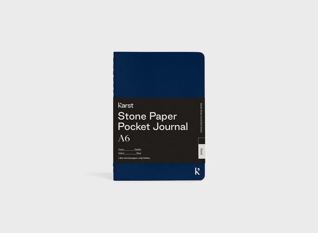 Karst A6 Stone Paper Pocket Journal - Blank Pages - Lifestory