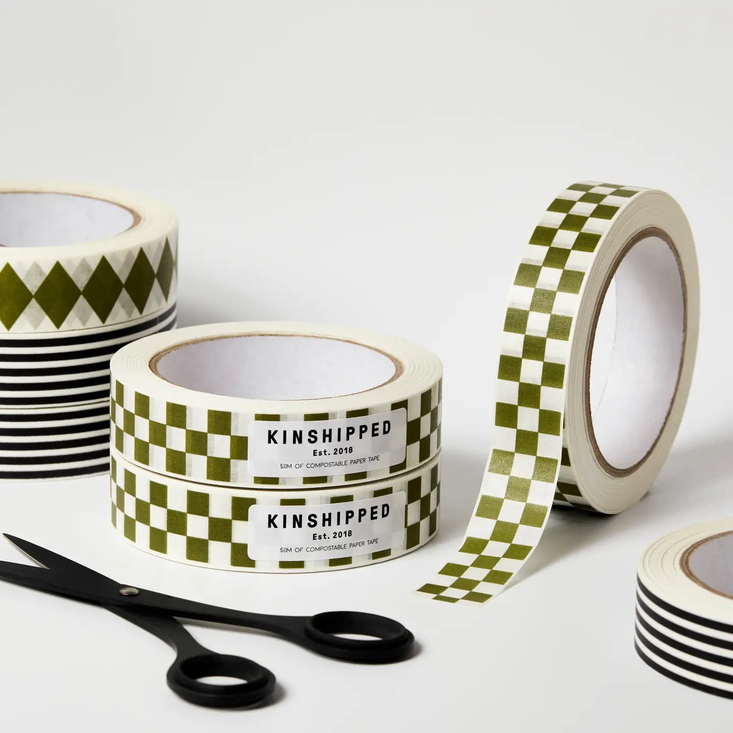 Kinshipped Patterned Paper Tape in Various Patterns