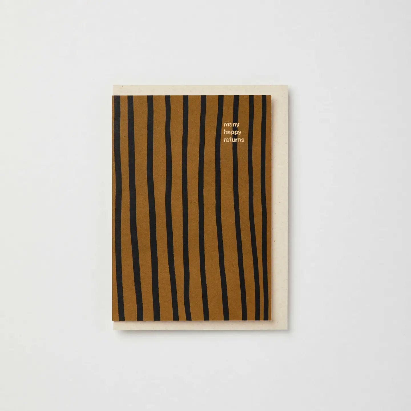 Many Happy Returns - Painted Stripe Card | Blank | by Kinshipped - Lifestory