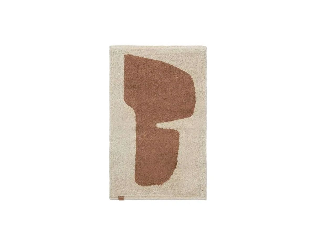 Lay Washable Mat | Parchment & Rust | by ferm Living - Lifestory - ferm LIVING
