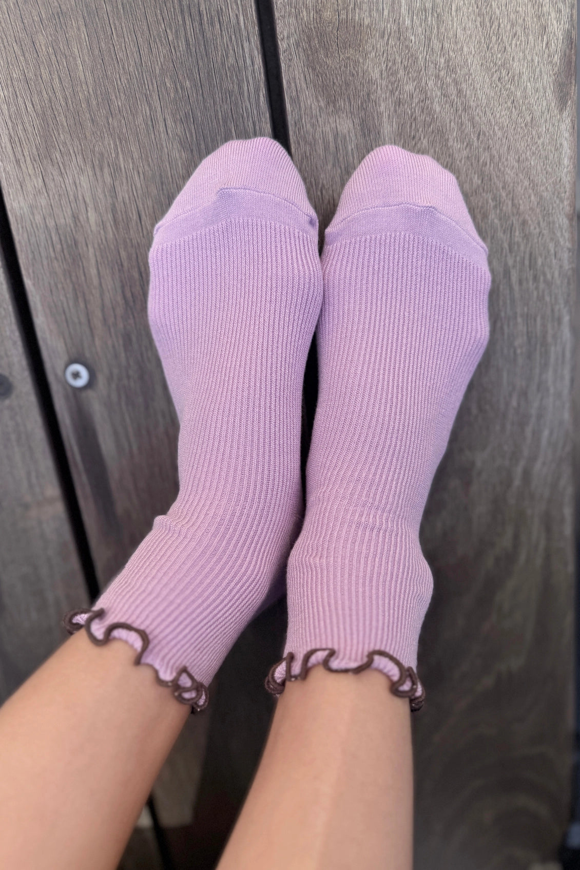 Le Bon Shoppe Petite Ruffled Modal Socks (UK 4-8) in Various Colours - Lifestory