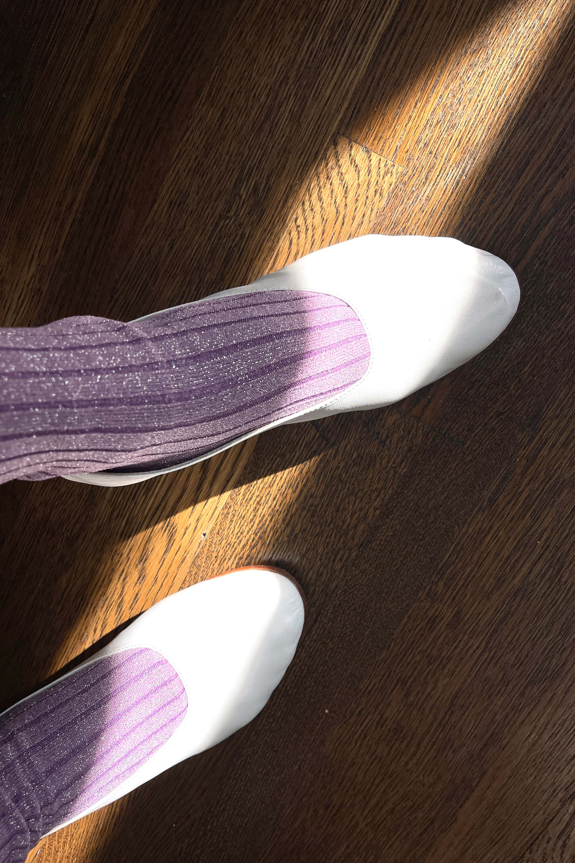 Her Socks - Luxury Modal | Lilac Glitter | by Le Bon Shoppe - Lifestory