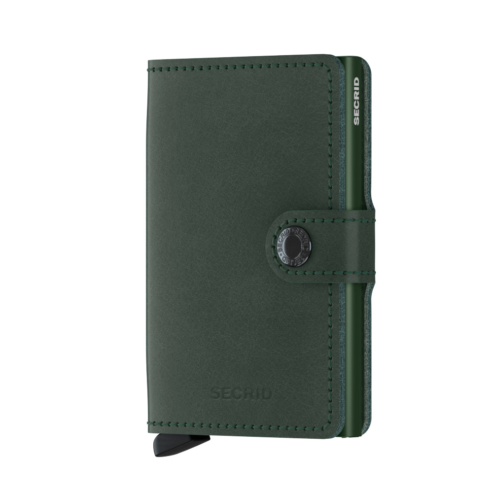 Miniwallet in Original Green Leather by Secrid Wallets - Lifestory